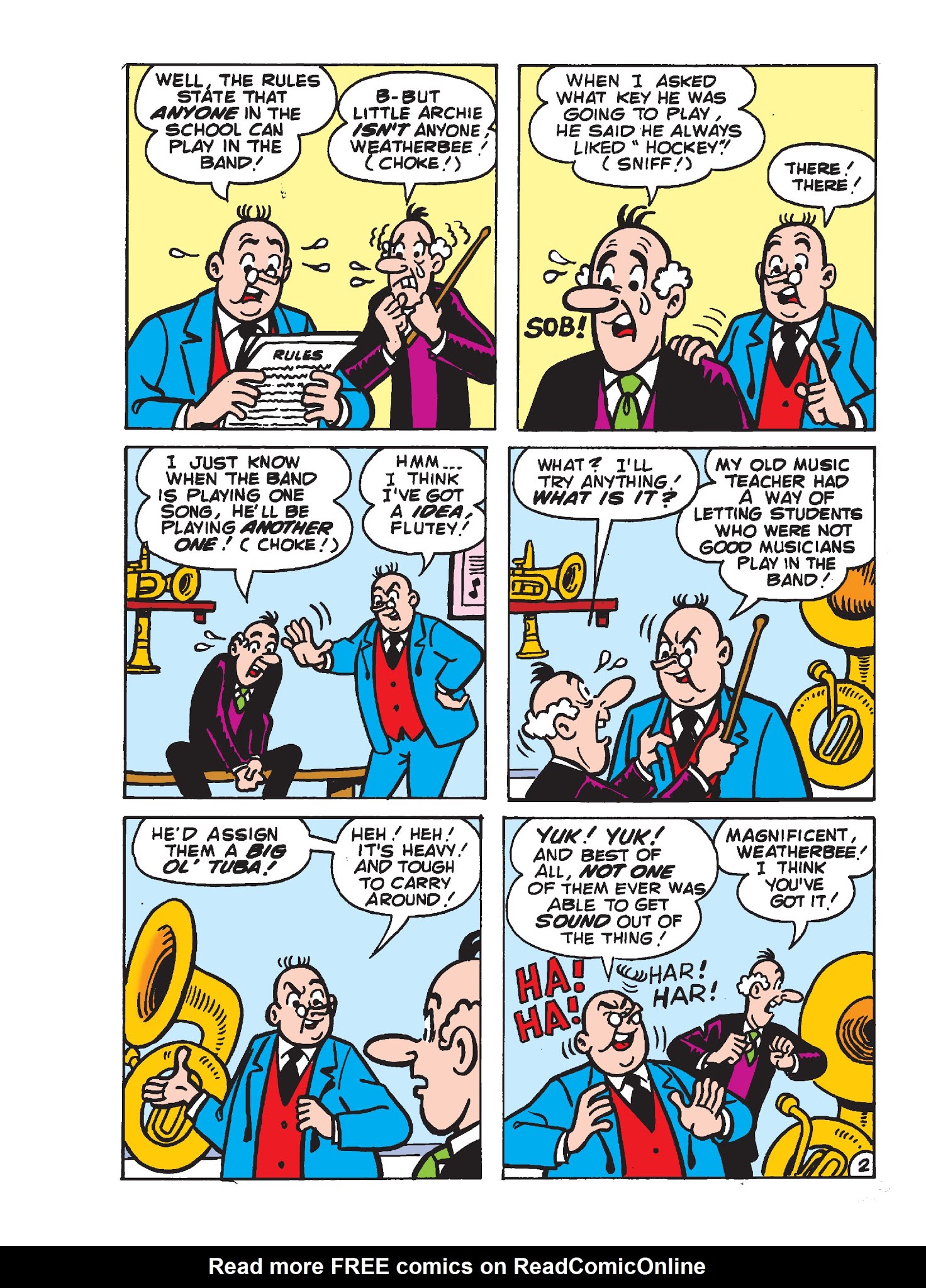 Read online Archie's Funhouse Double Digest comic -  Issue #25 - 134