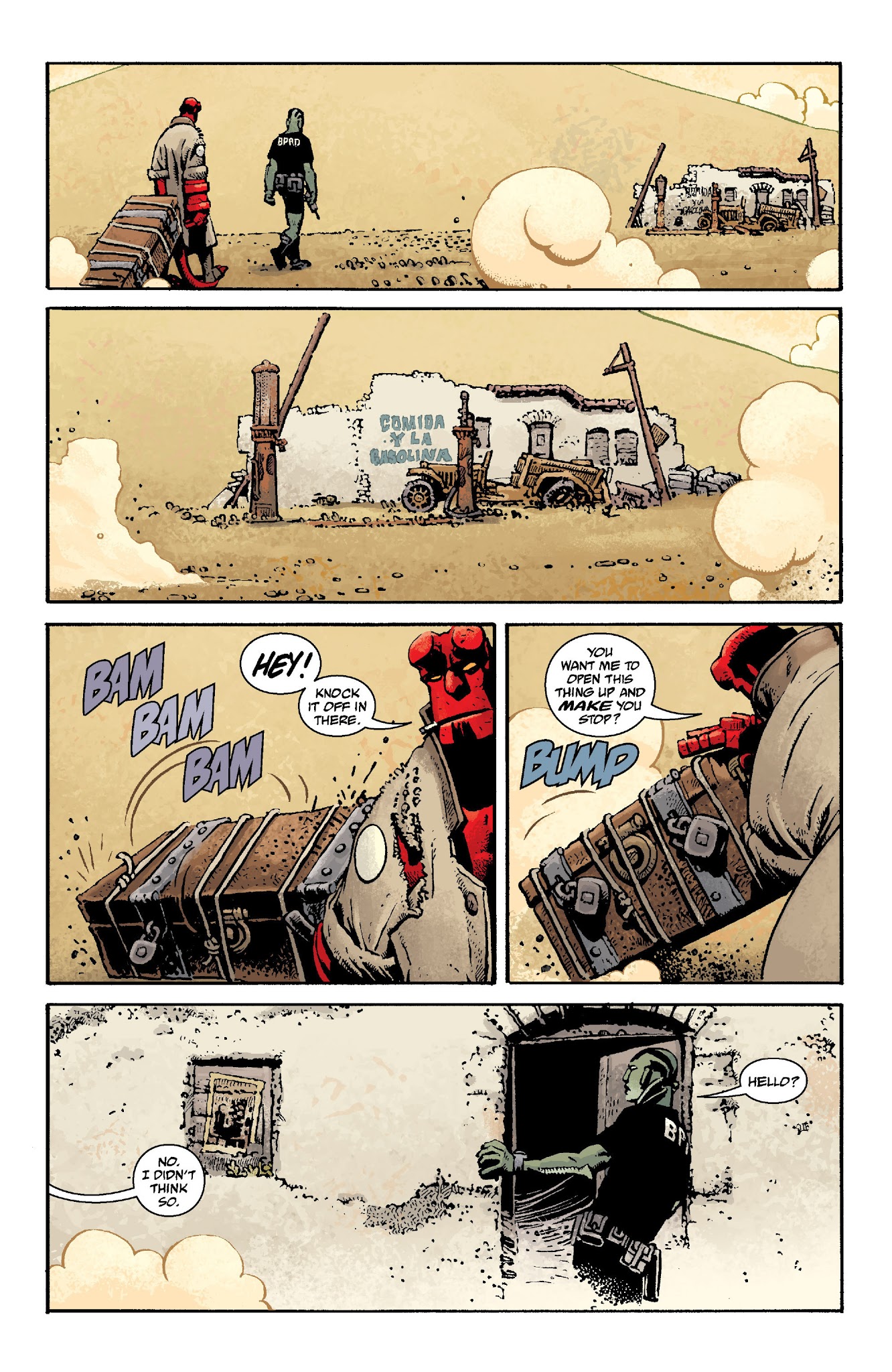 Read online Hellboy In Mexico comic -  Issue # TPB - 10