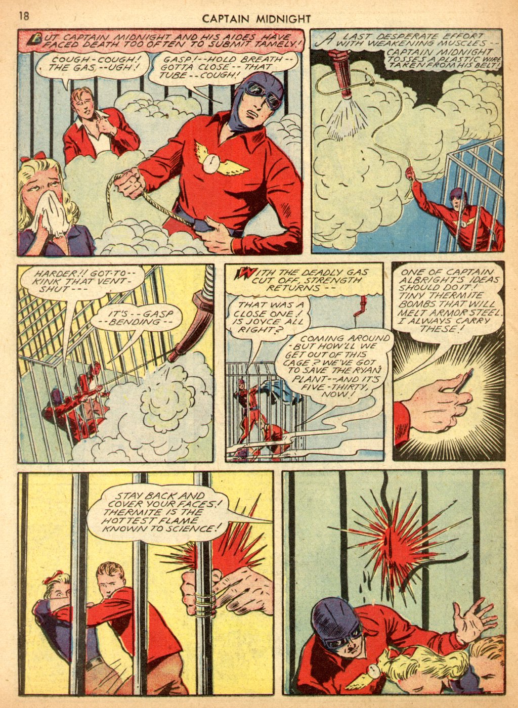 Read online Captain Midnight (1942) comic -  Issue #3 - 18