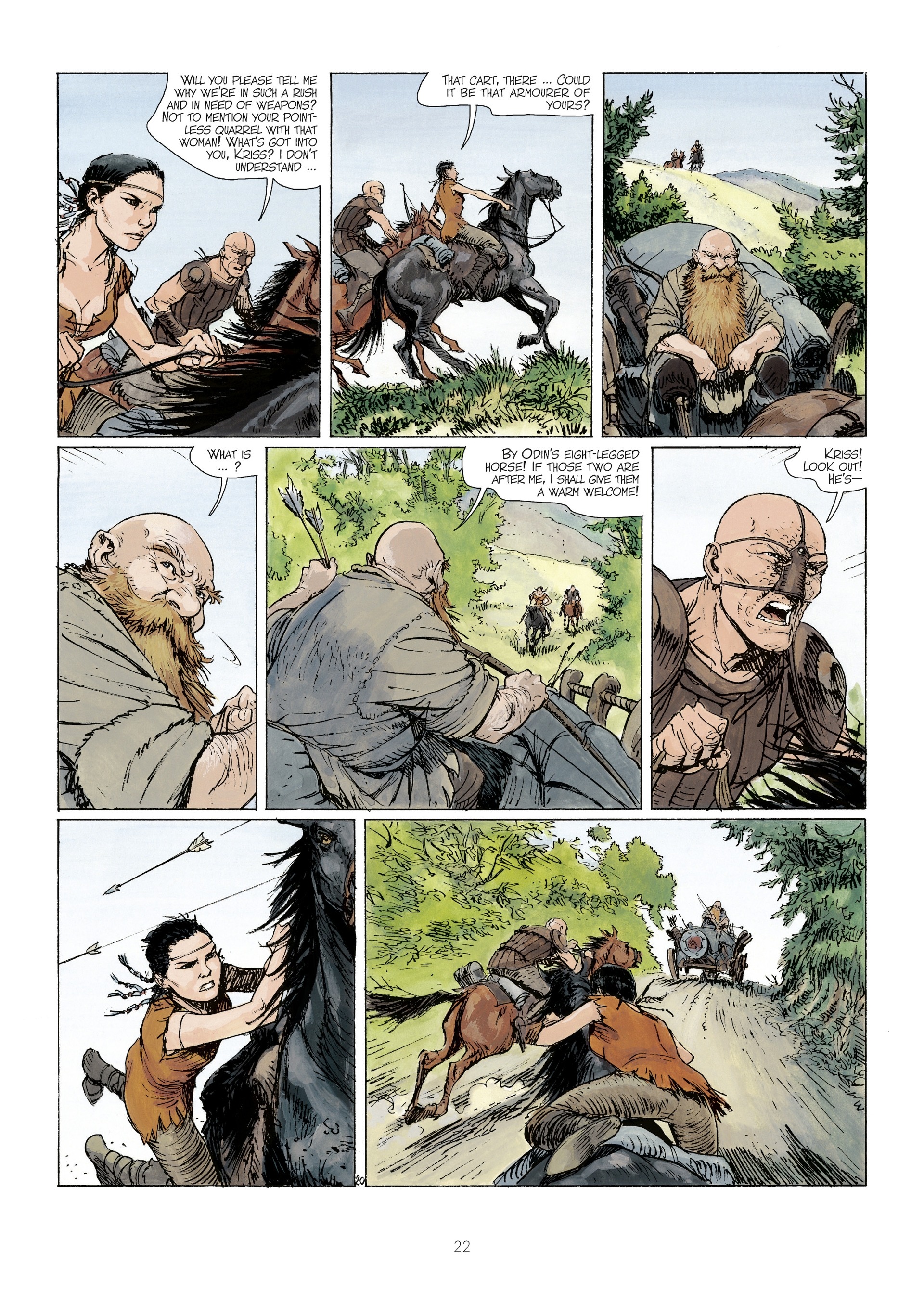 Read online Kriss of Valnor: The Valkyries' Judgement comic -  Issue # Full - 23