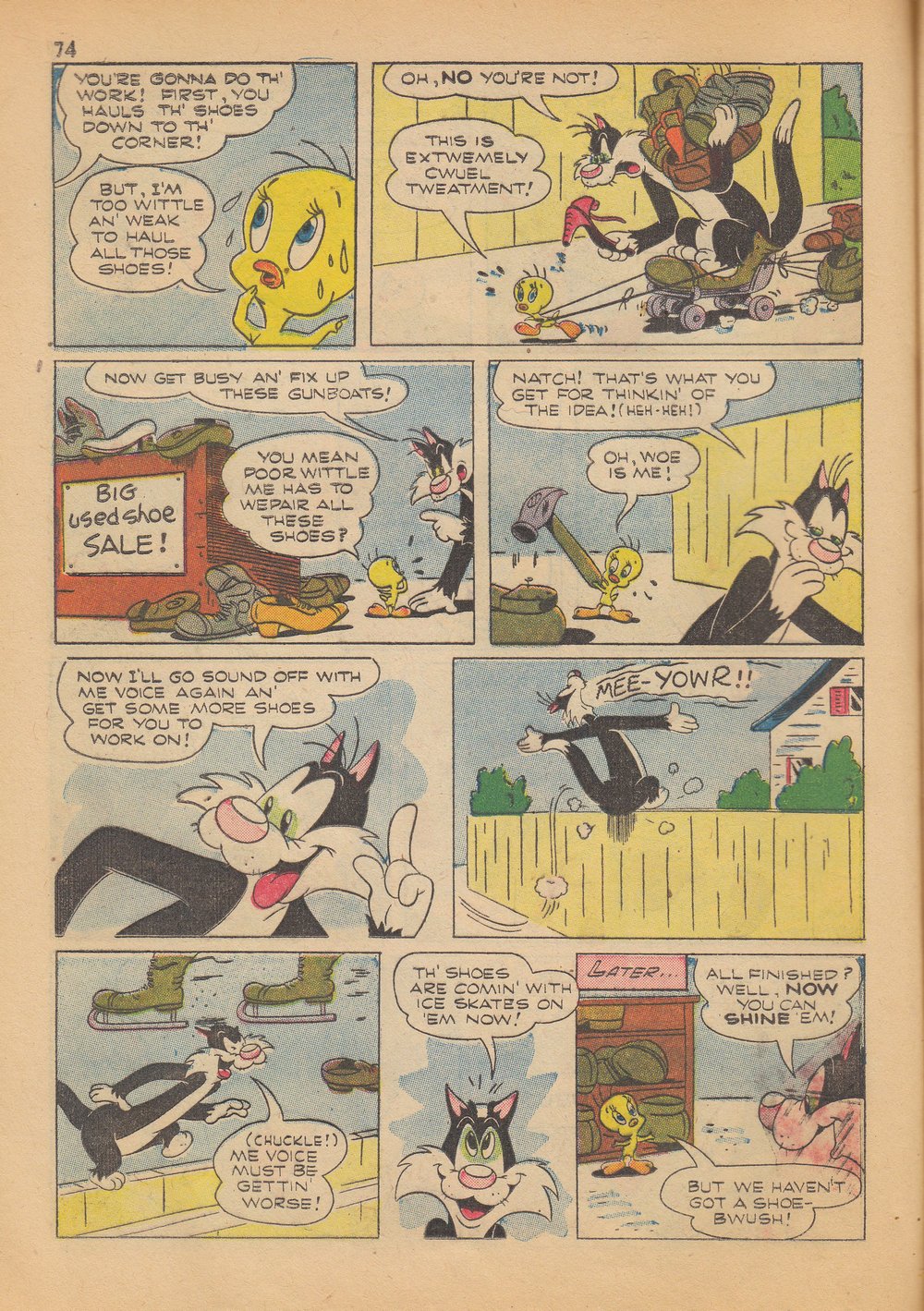 Read online Bugs Bunny's Christmas Funnies comic -  Issue # TPB 4 - 76