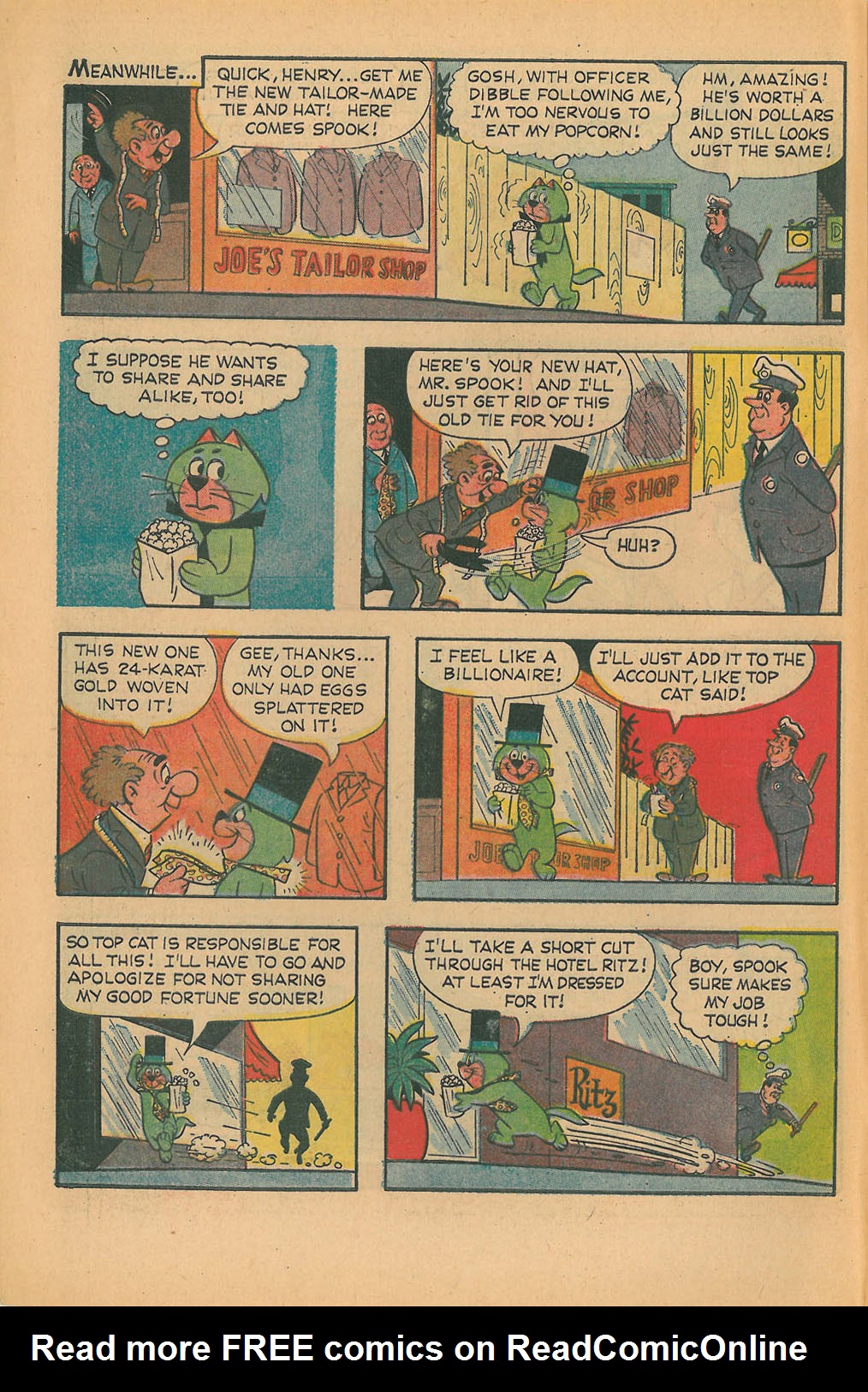 Read online Top Cat (1962) comic -  Issue #30 - 6