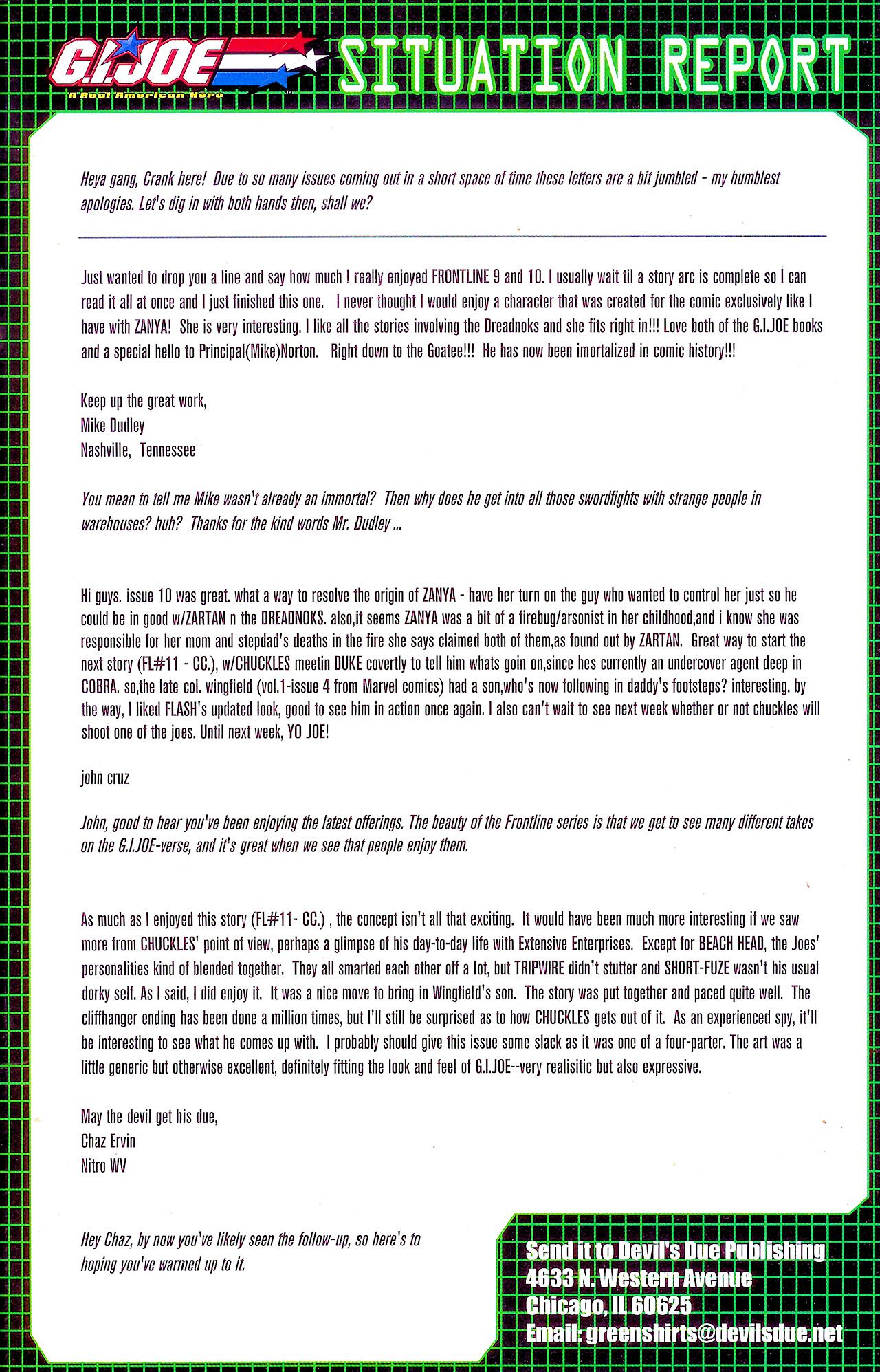 Read online G.I. Joe: Frontline comic -  Issue #15 - 27