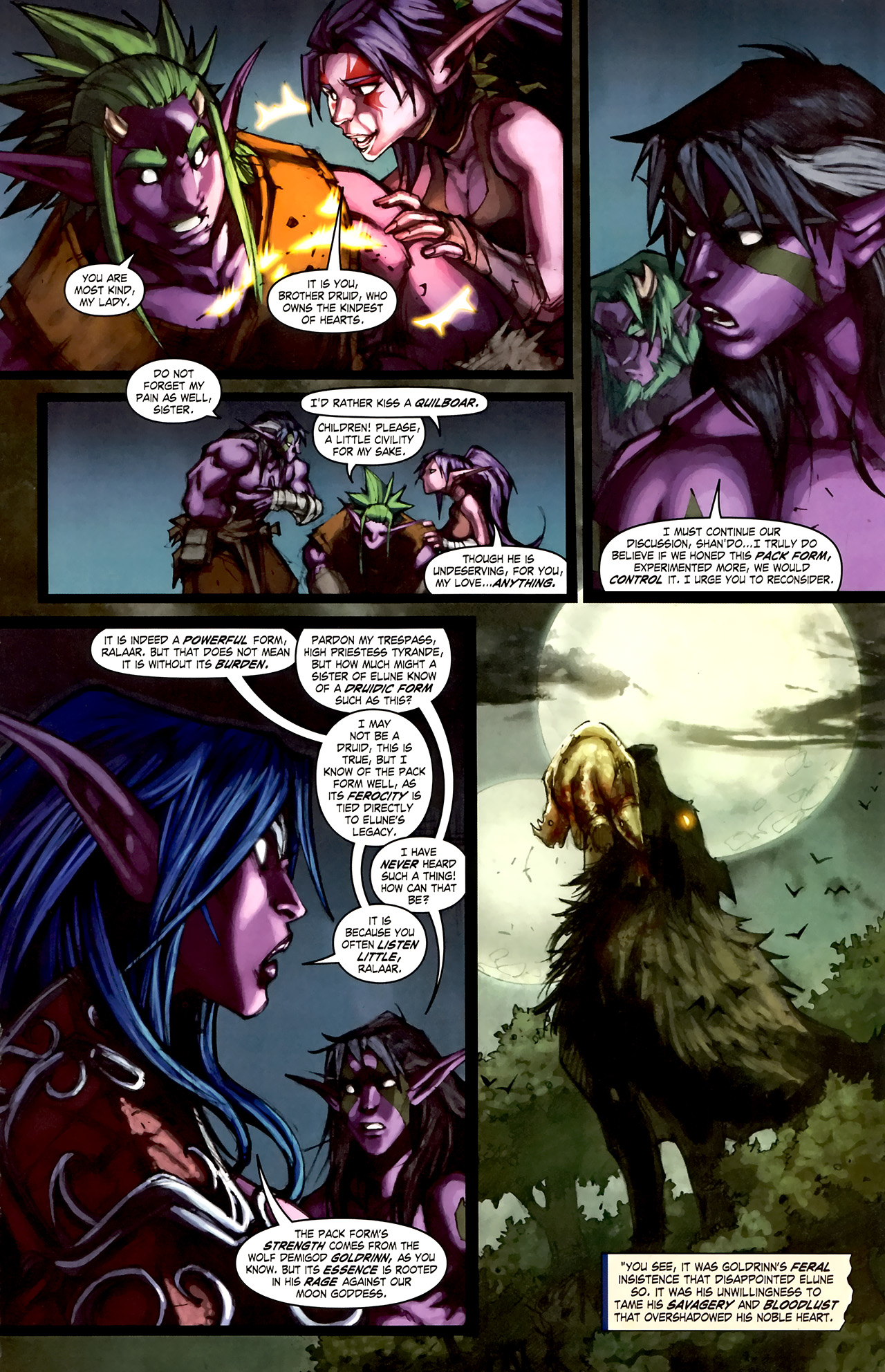 Read online World of Warcraft: Curse of the Worgen comic -  Issue #1 - 27