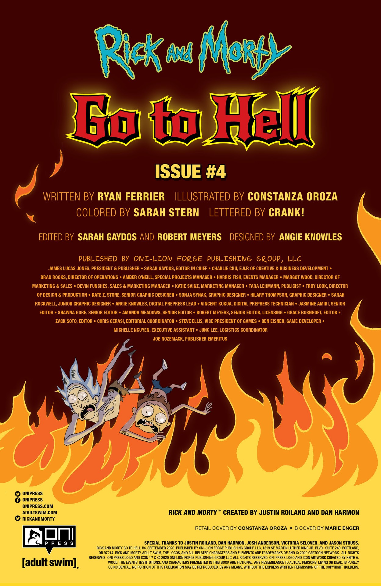 Read online Rick and Morty: Go to Hell comic -  Issue #4 - 2