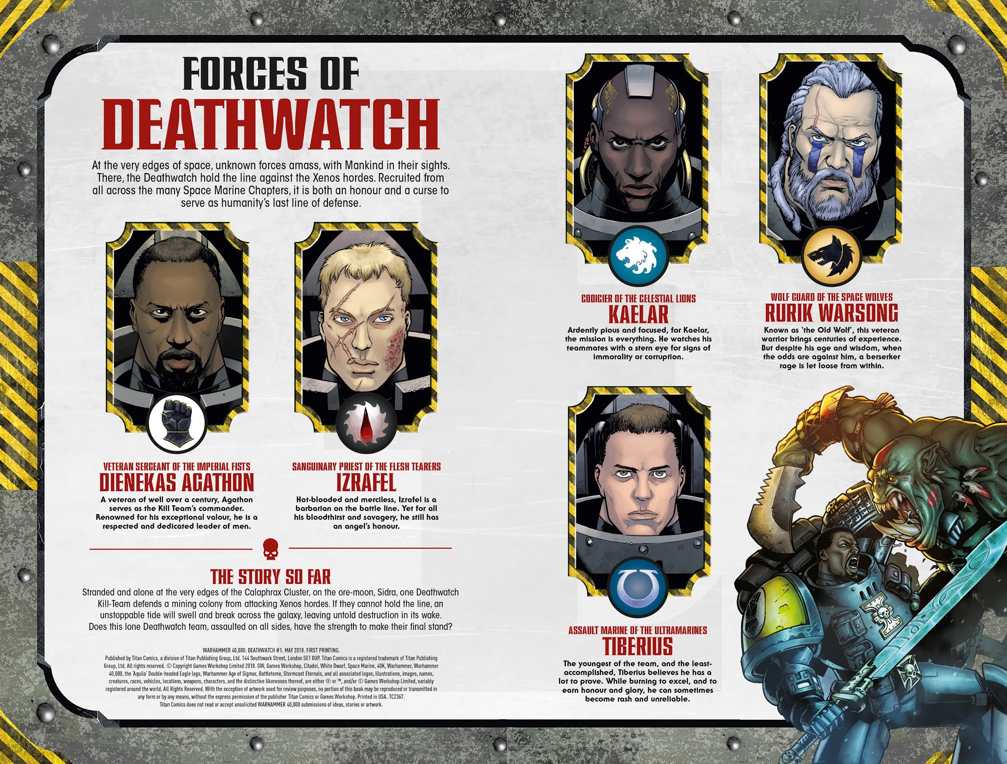 Read online Warhammer 40,000 Deathwatch comic -  Issue #1 - 4