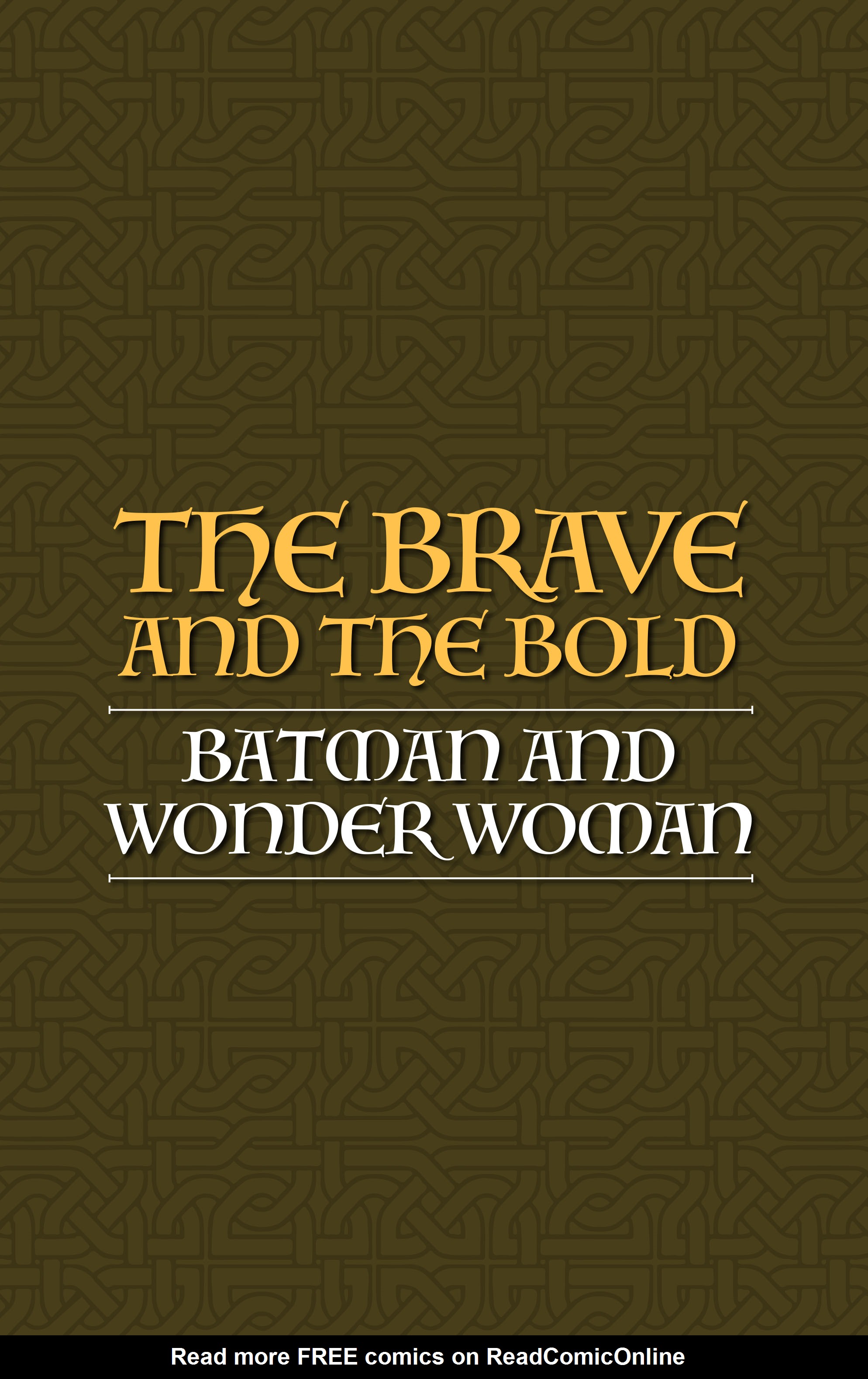 Read online The Brave and the Bold: Batman and Wonder Woman comic -  Issue # _TPB - 2