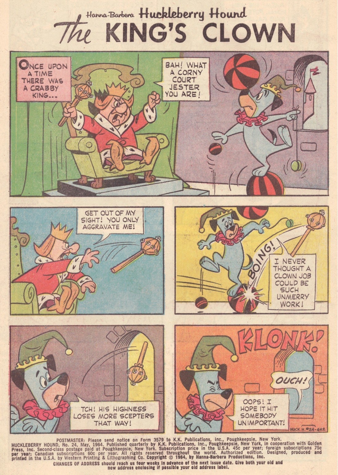 Read online Huckleberry Hound (1960) comic -  Issue #24 - 3
