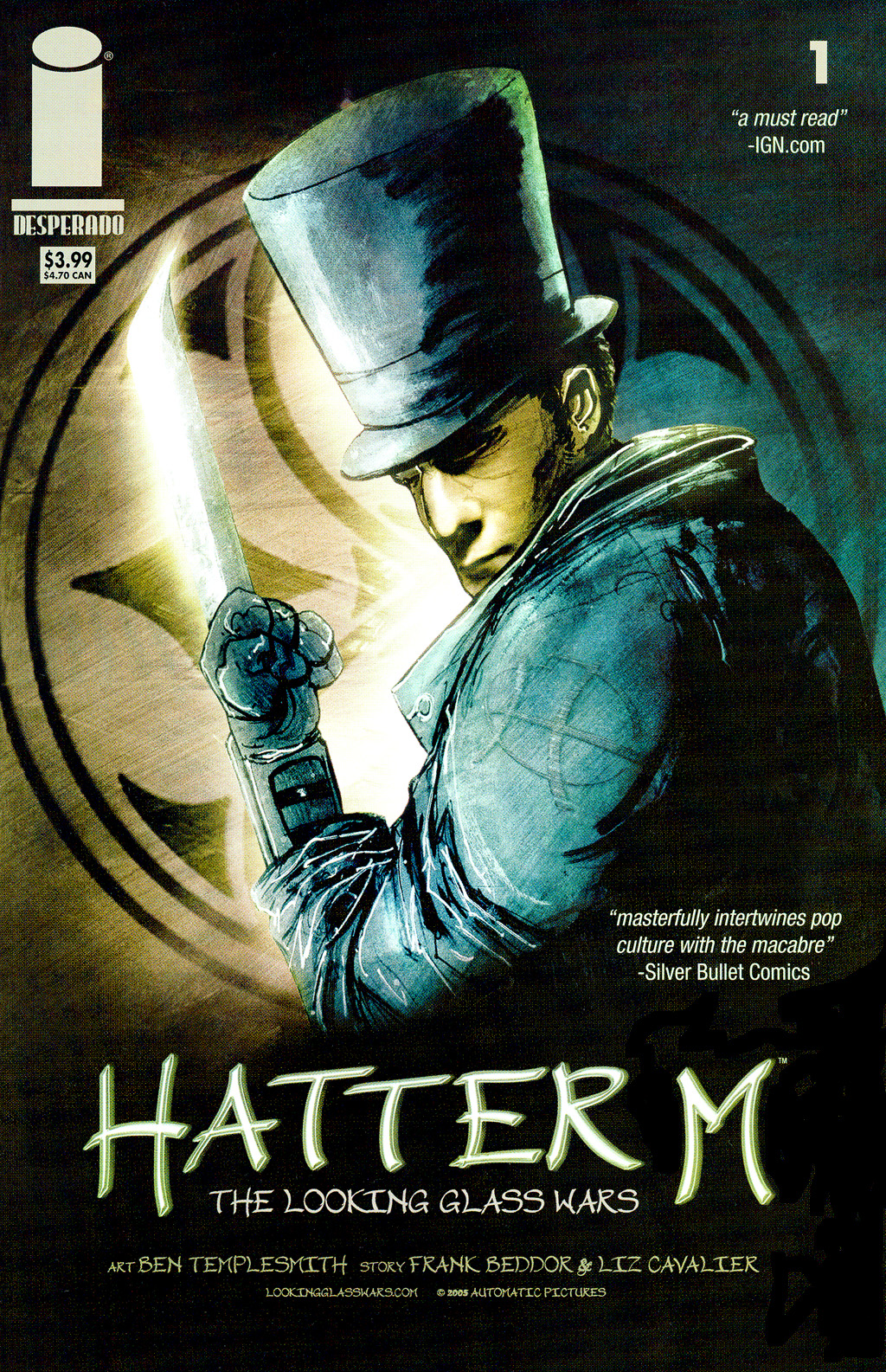 Read online Hatter M: The Looking Glass Wars comic -  Issue #1 - 1