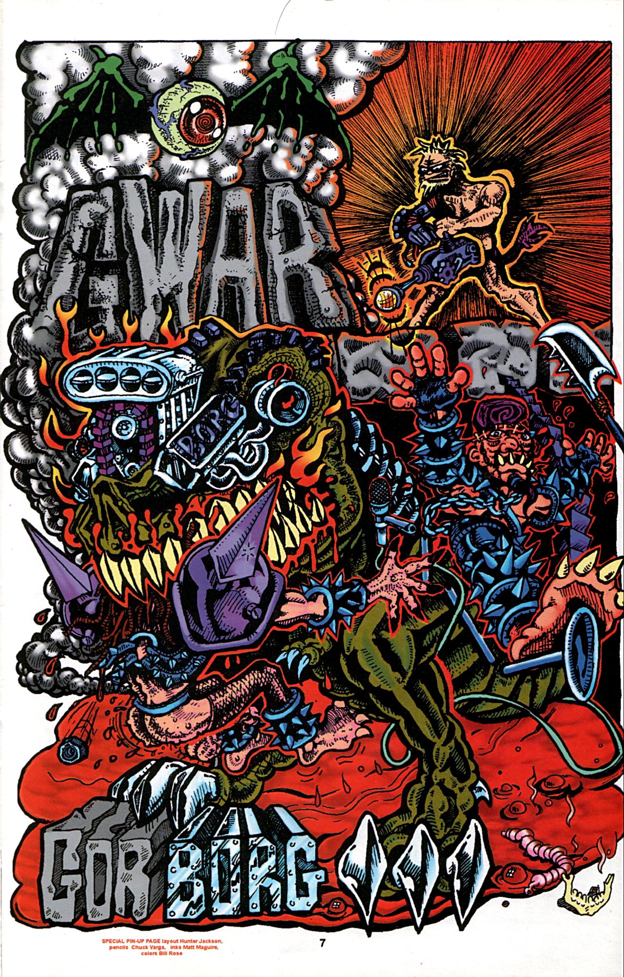 Read online Slavepit Funnies Featuring Gwar comic -  Issue #6 - 9