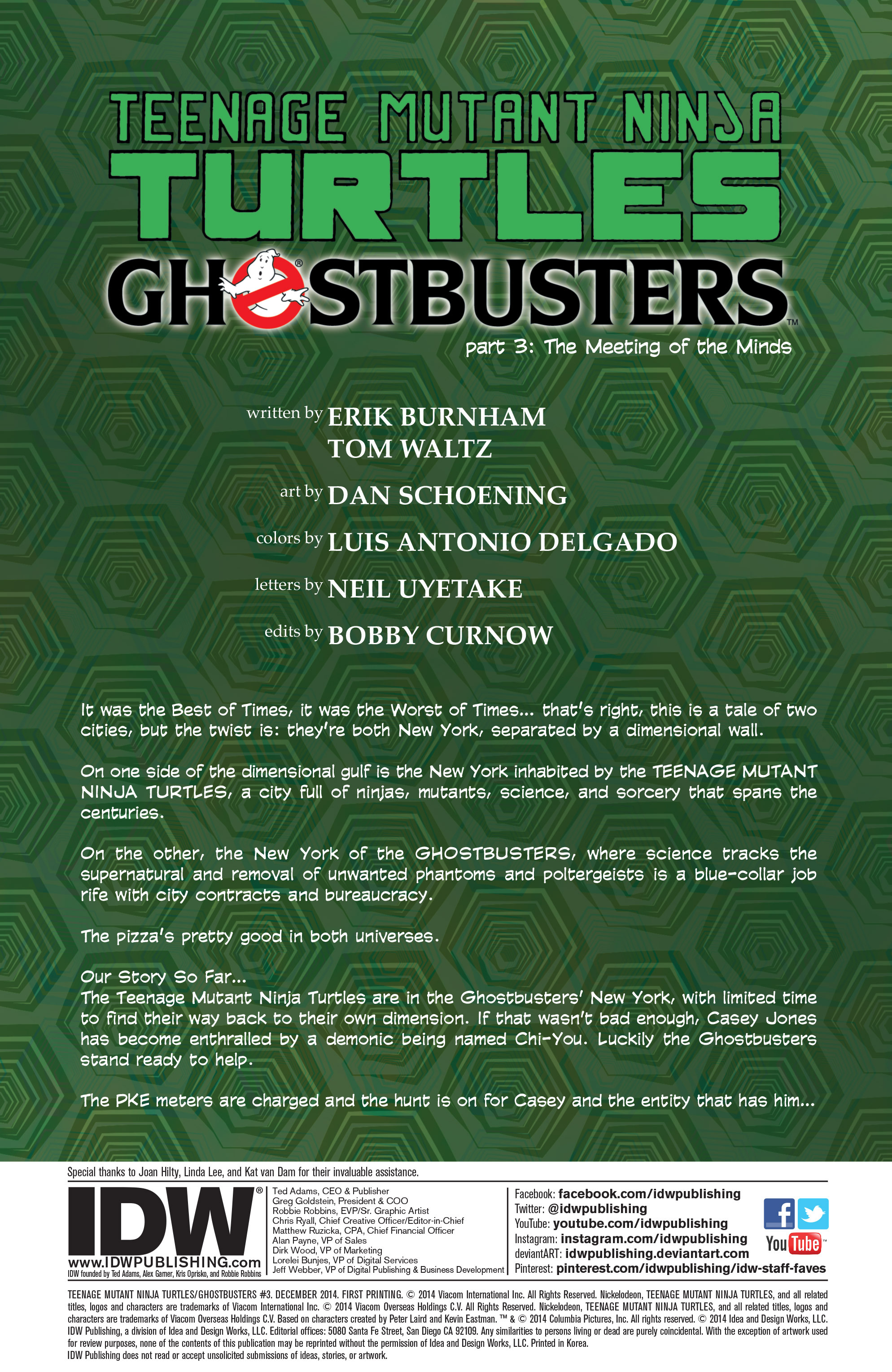 Read online Teenage Mutant Ninja Turtles/Ghostbusters comic -  Issue #3 - 2