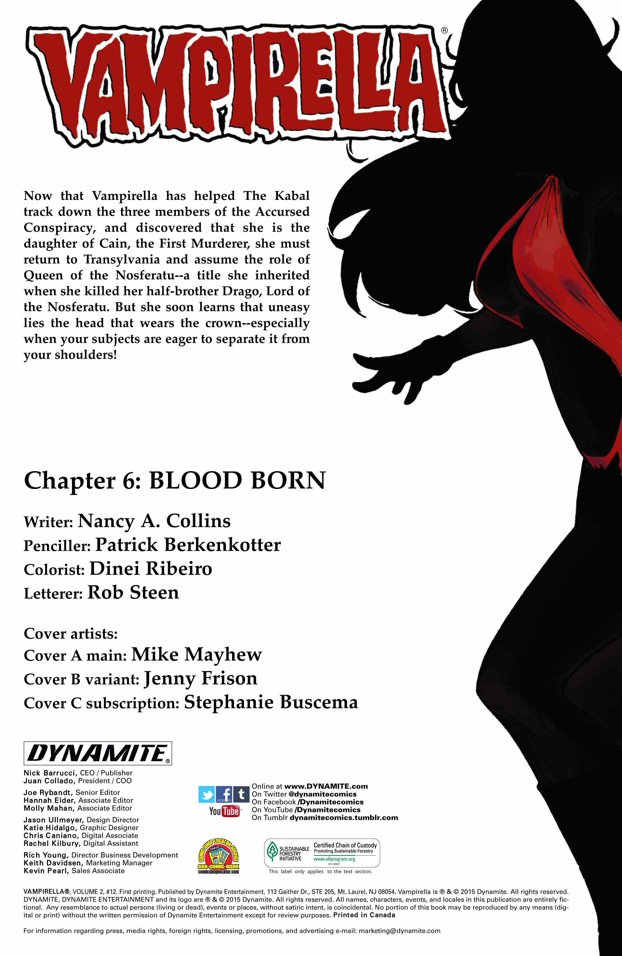 Read online Vampirella (2014) comic -  Issue #12 - 3