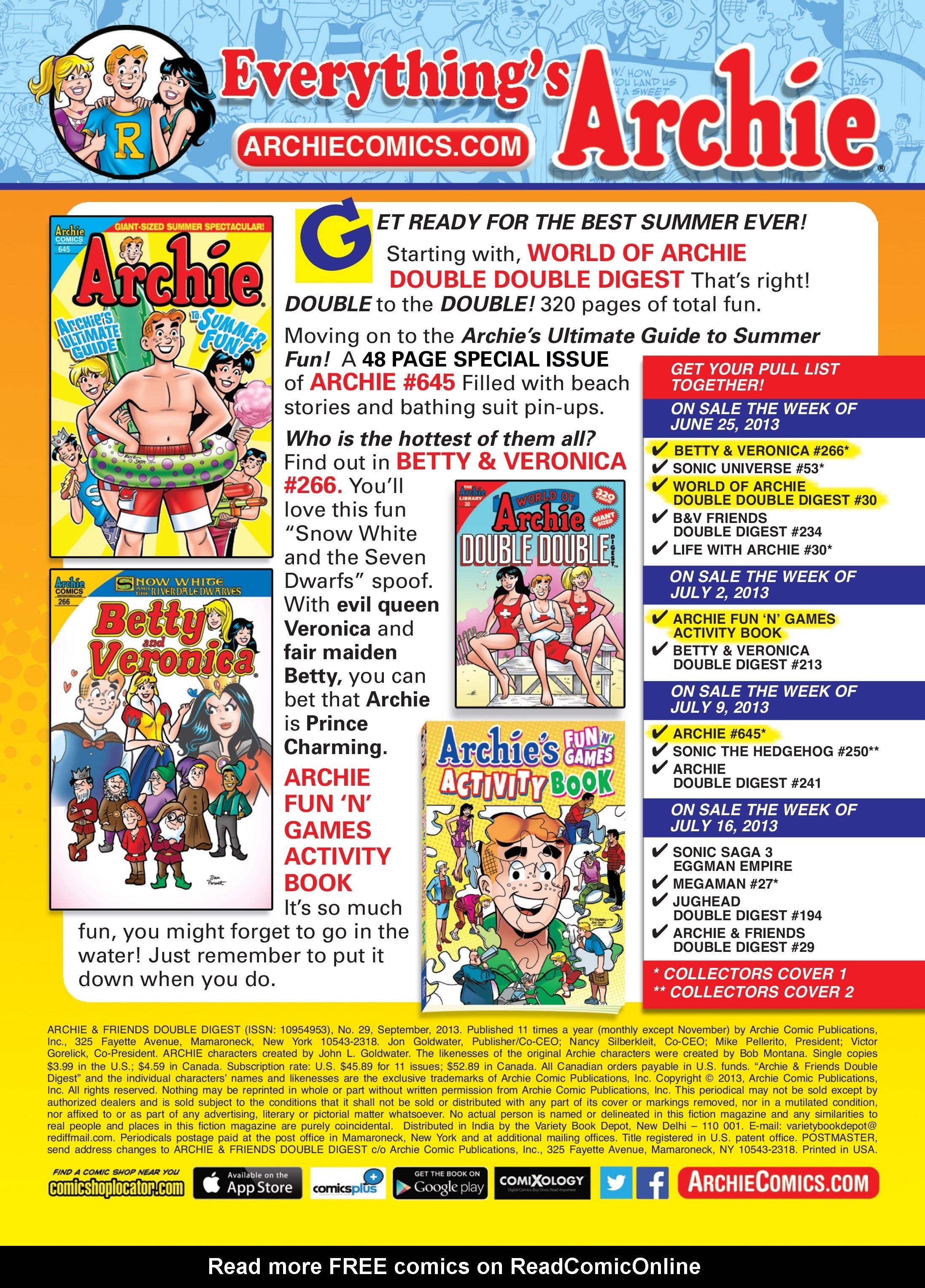 Read online Archie & Friends Double Digest comic -  Issue #29 - 154
