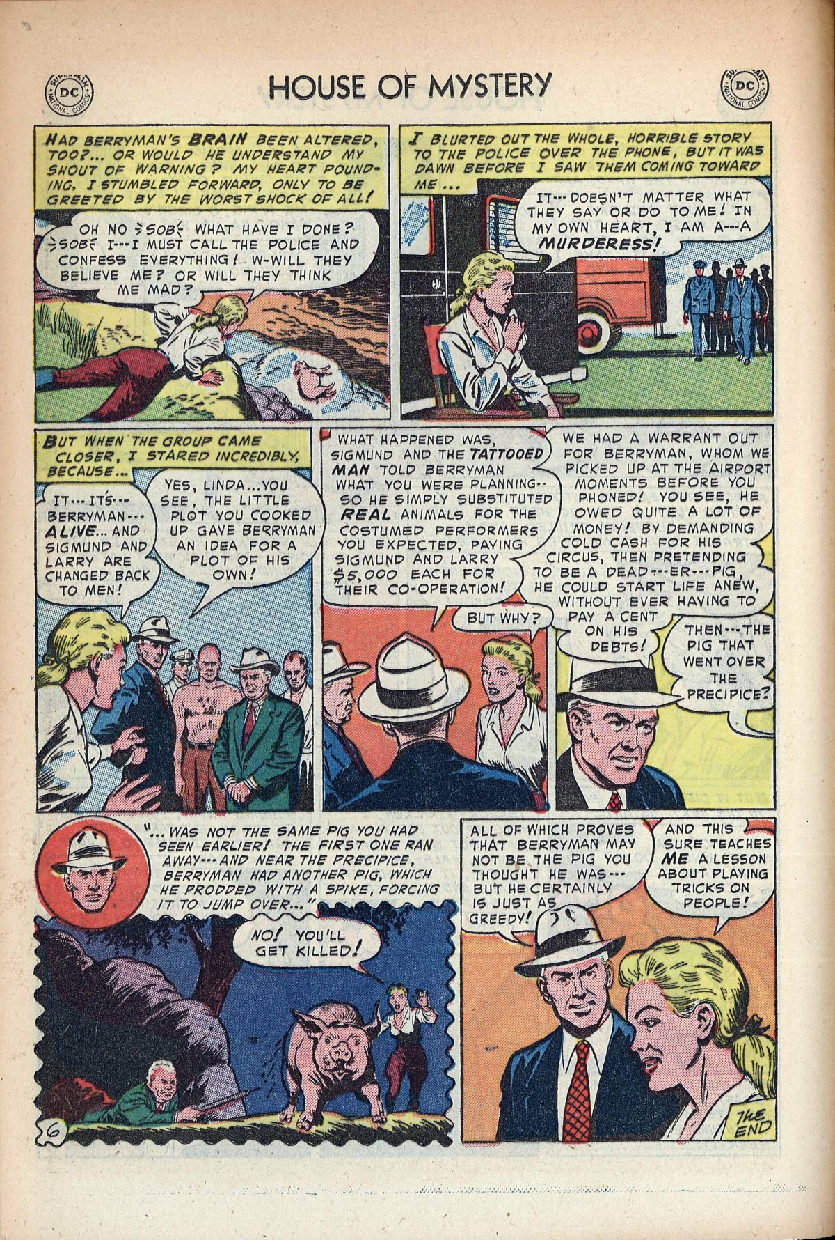 Read online House of Mystery (1951) comic -  Issue #17 - 16