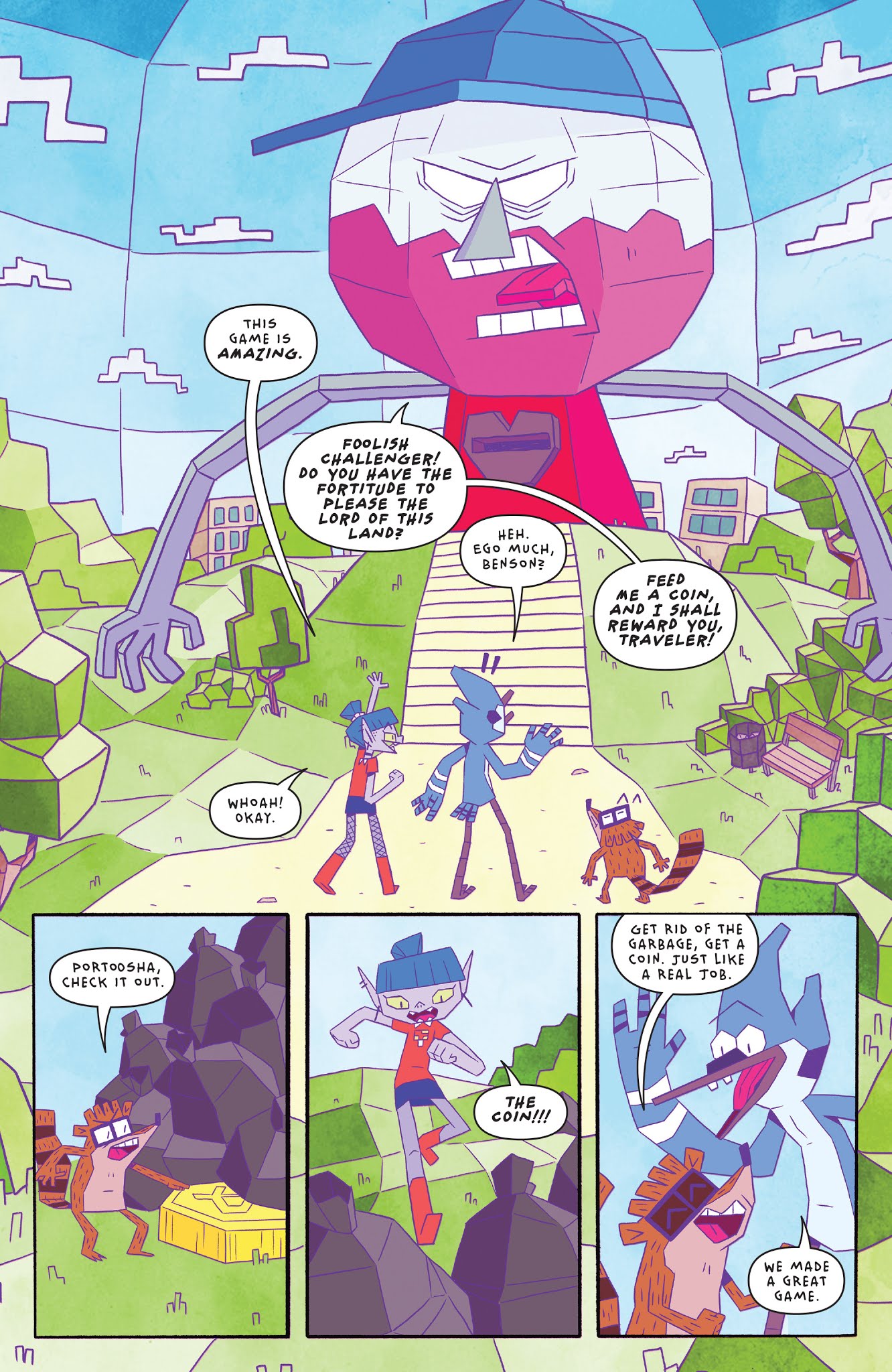Read online Regular Show: 25 Years Later comic -  Issue #4 - 17
