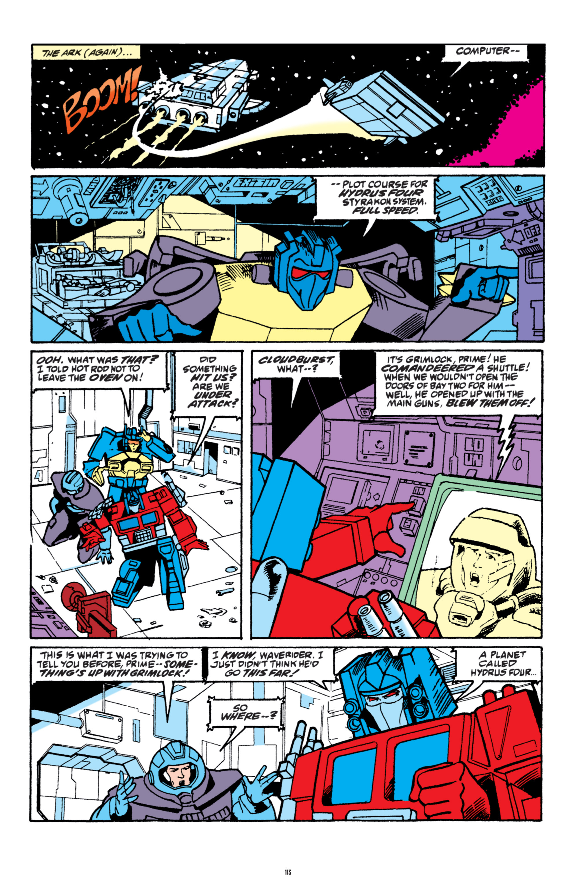 Read online The Transformers Classics comic -  Issue # TPB 6 - 113