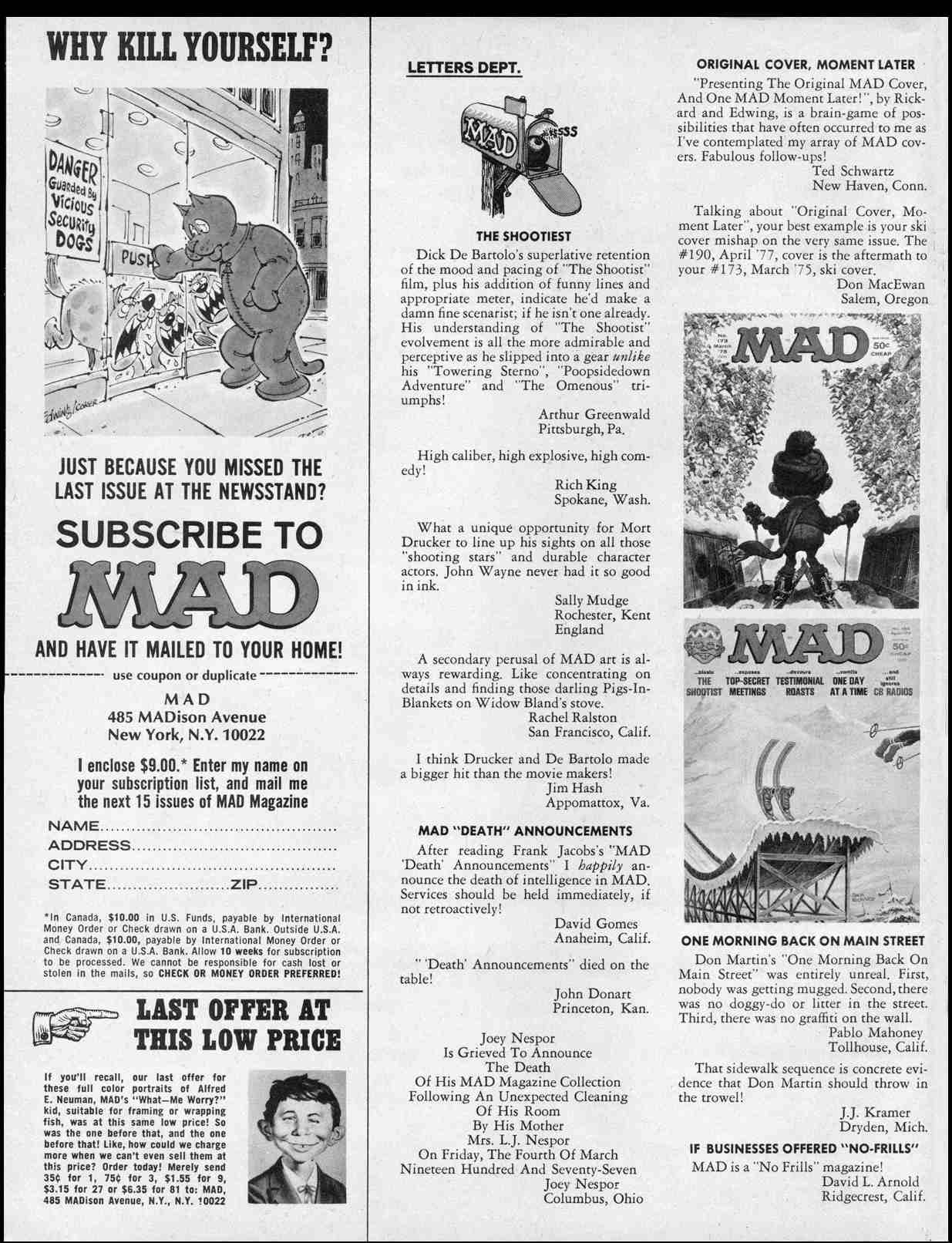Read online MAD comic -  Issue #192 - 4