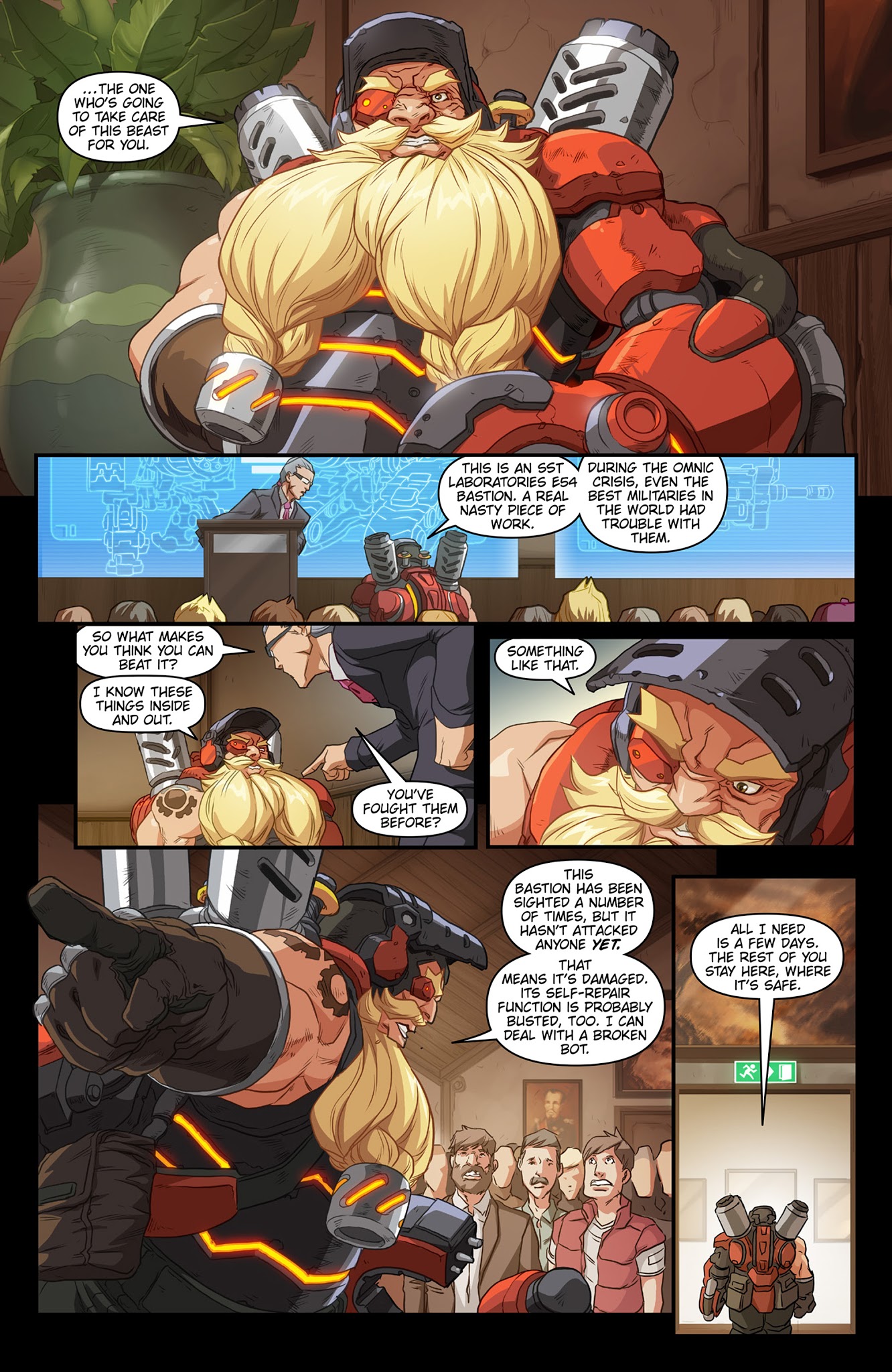 Read online Overwatch comic -  Issue #11 - 5