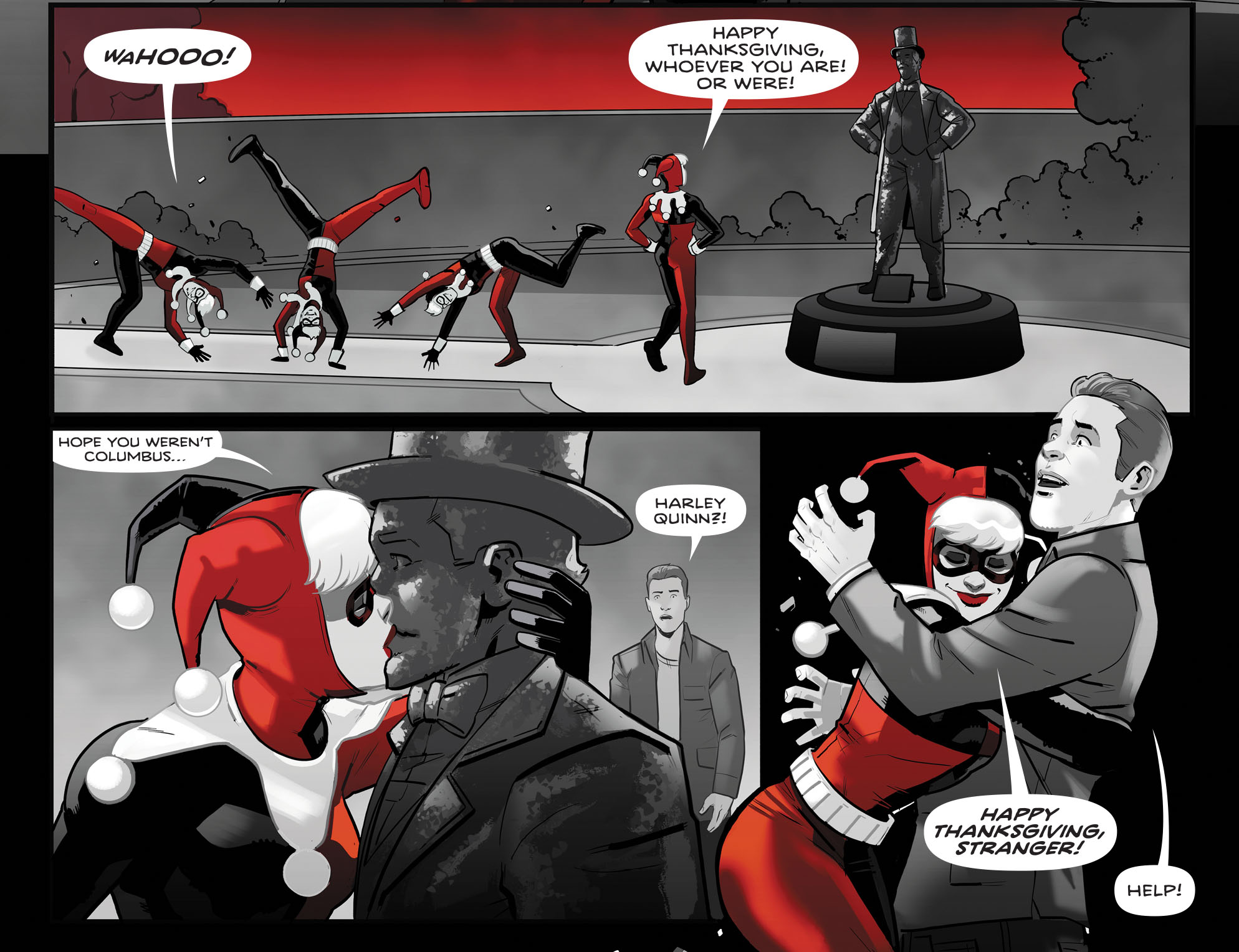 Read online Harley Quinn Black   White   Red comic -  Issue #15 - 14