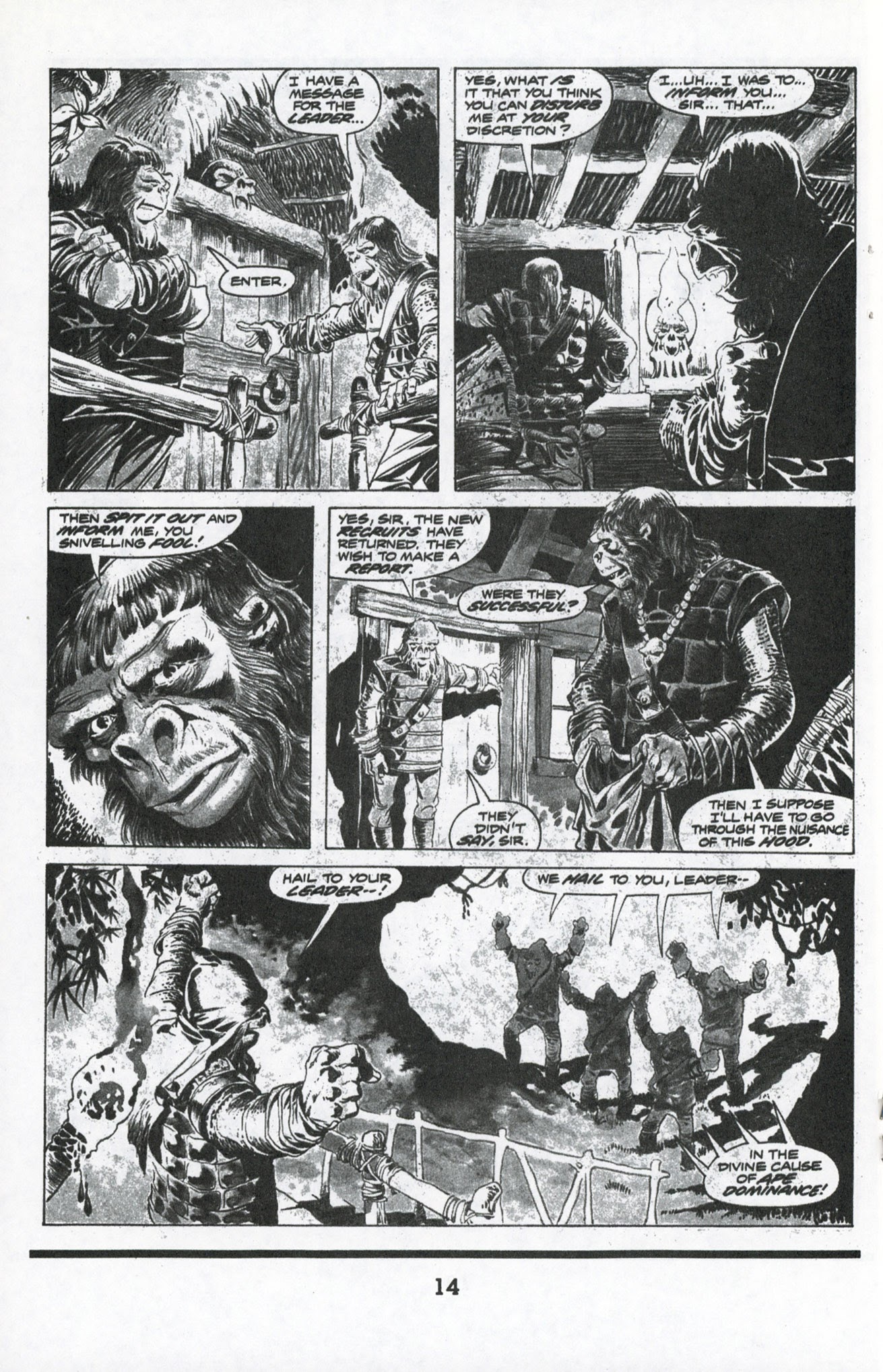 Read online Terror on the Planet of the Apes comic -  Issue #1 - 18
