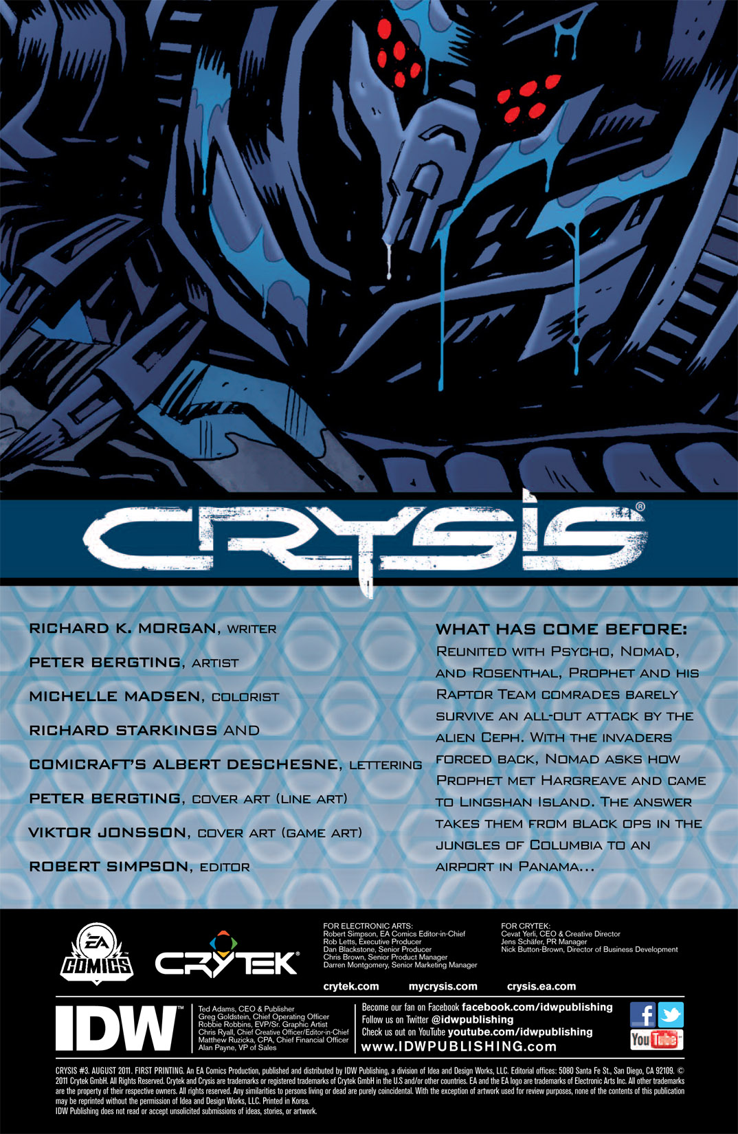 Read online Crysis comic -  Issue #3 - 3