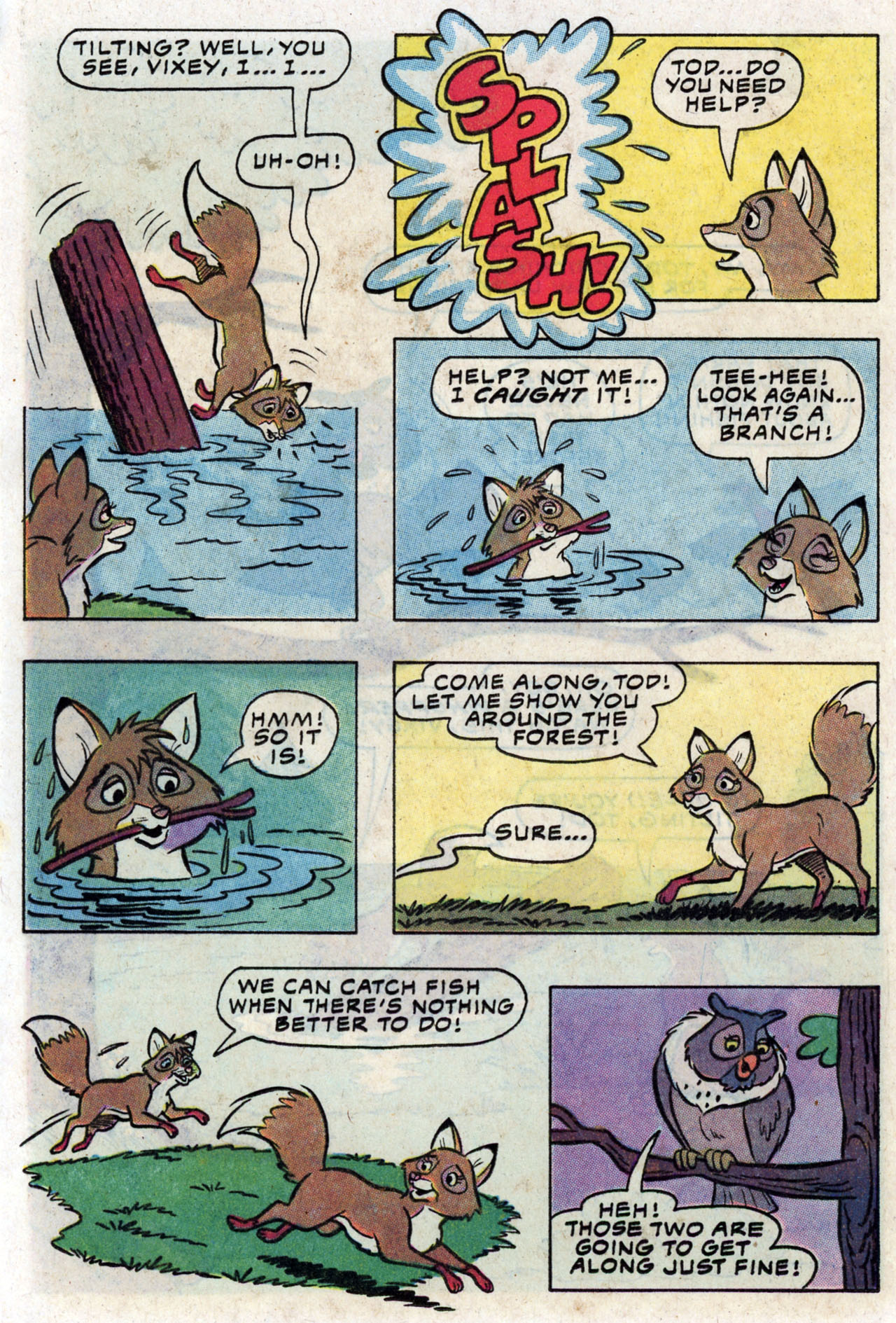 Read online Walt Disney Productions' The Fox and the Hound comic -  Issue #2 - 20
