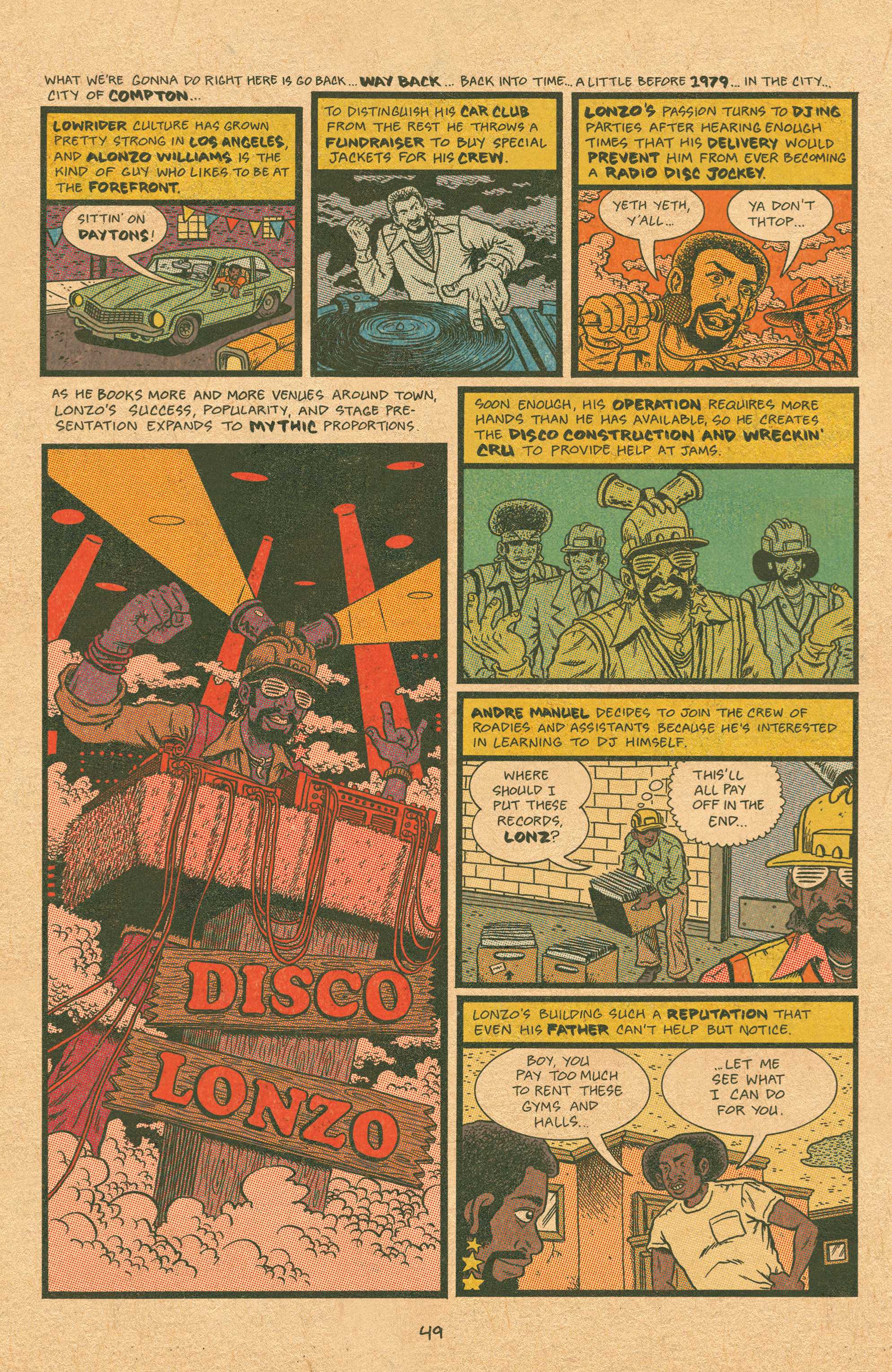 Read online Free Comic Book Day 2015 comic -  Issue # Hip Hop Family Tree Three-in-One - Featuring Cosplayers - 10