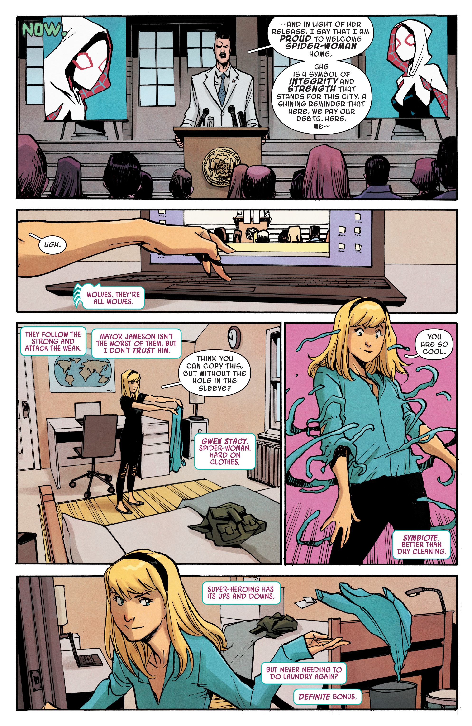 Read online Spider-Gwen: Ghost-Spider comic -  Issue #6 - 4