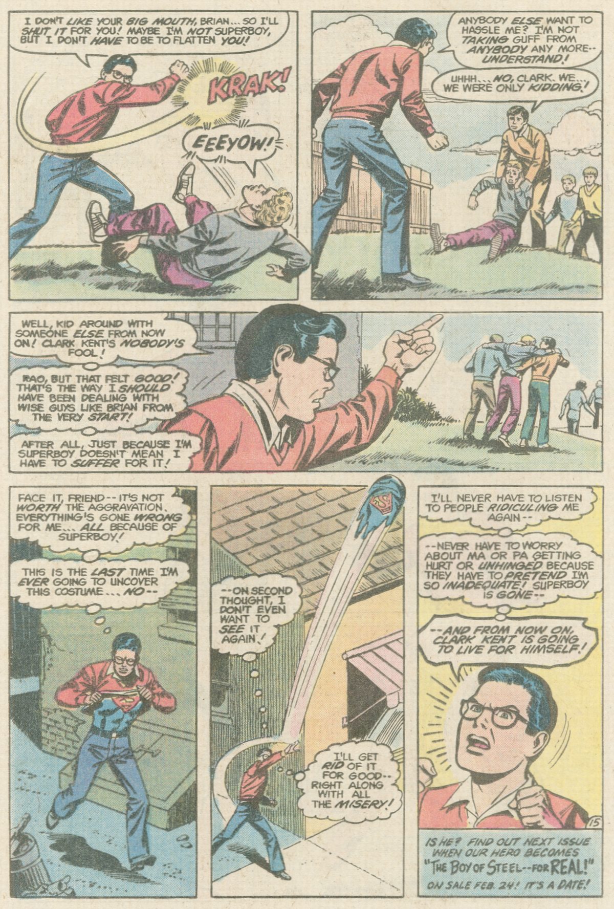 Read online The New Adventures of Superboy comic -  Issue #40 - 16