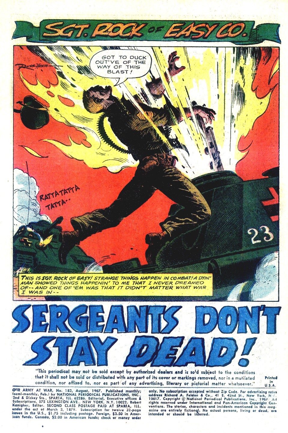 Read online Our Army at War (1952) comic -  Issue #183 - 3