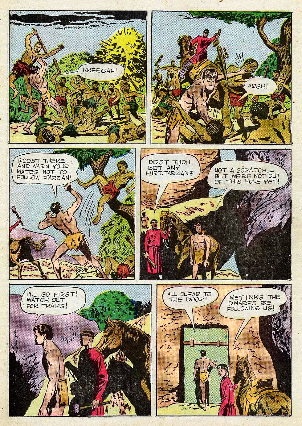 Read online Tarzan (1948) comic -  Issue #13 - 19