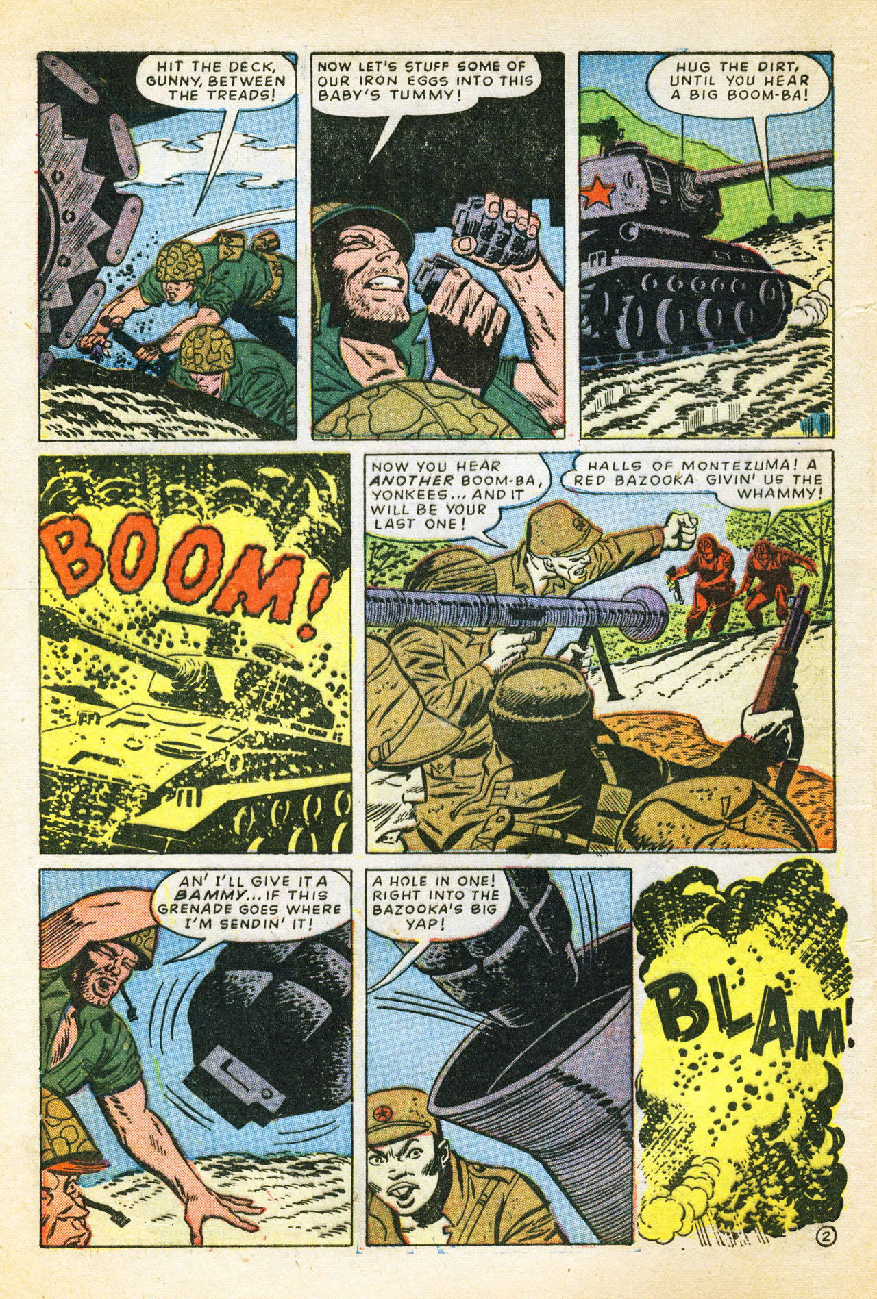 Read online Marines in Battle comic -  Issue #8 - 4