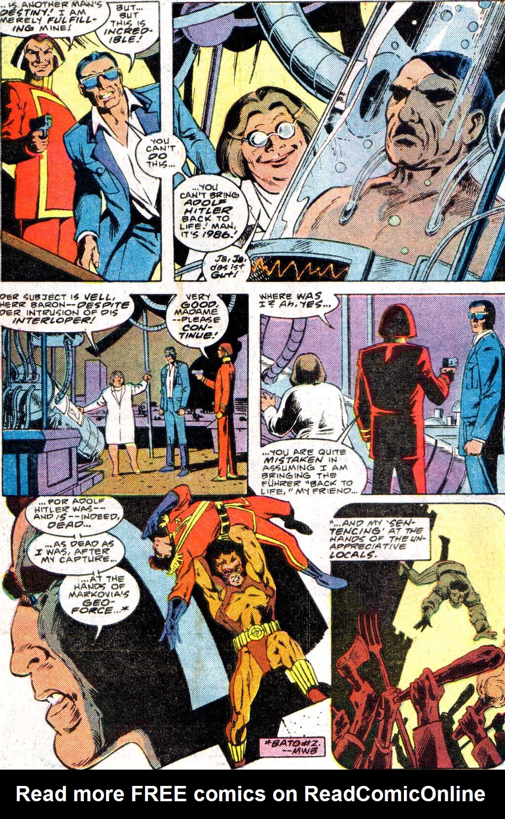 Read online Adventures of the Outsiders comic -  Issue #34 - 8
