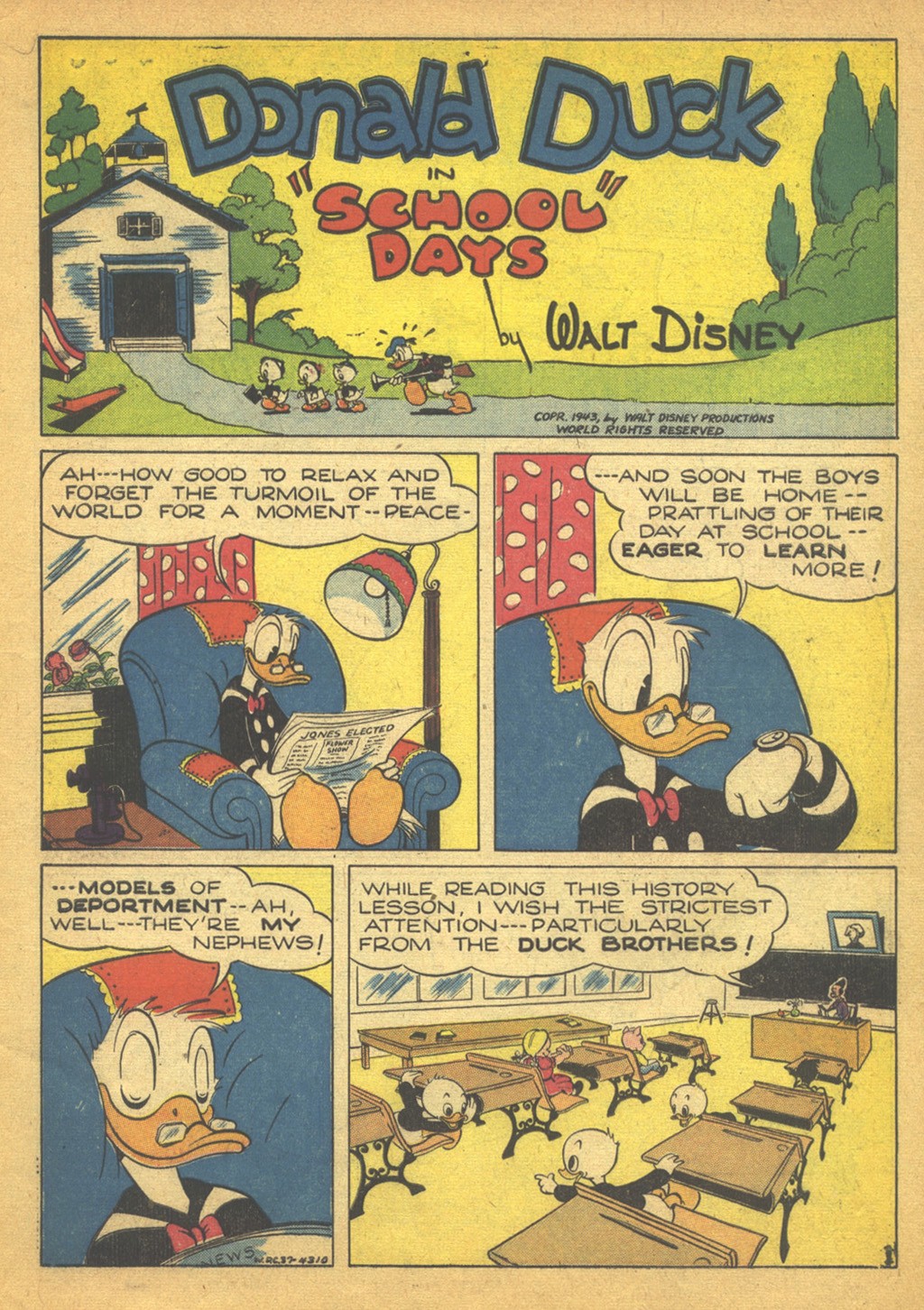 Read online Walt Disney's Comics and Stories comic -  Issue #37 - 3