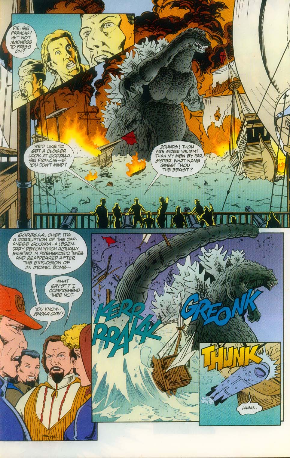 Read online Godzilla (1995) comic -  Issue #10 - 19
