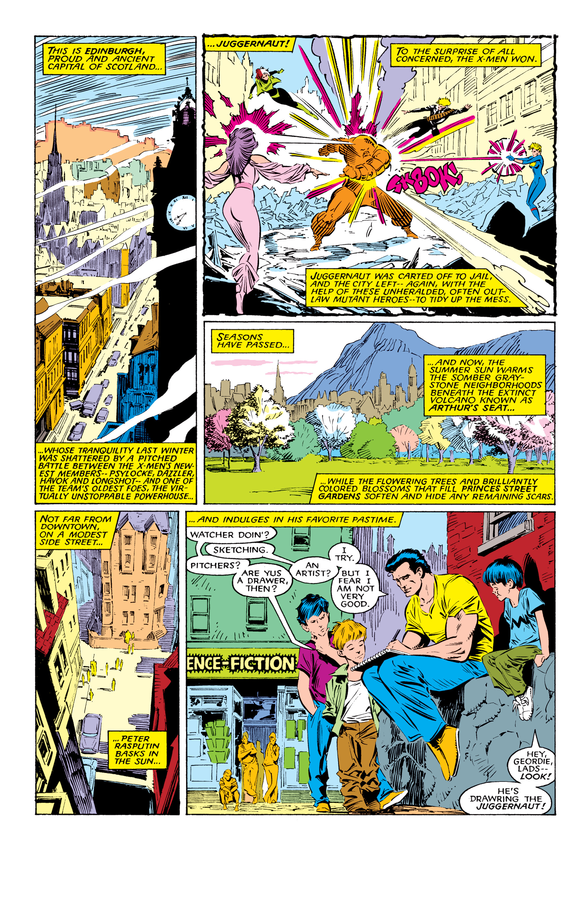 Read online X-Men Milestones: Fall of the Mutants comic -  Issue # TPB (Part 1) - 5