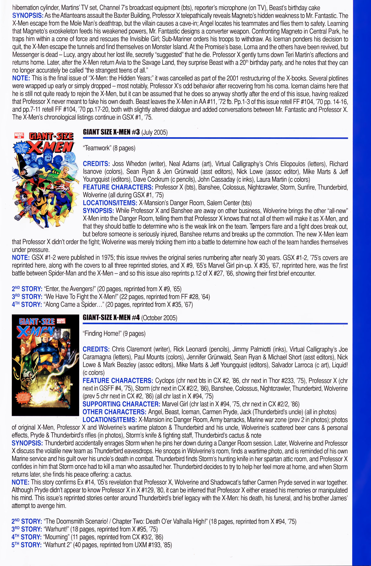 Read online Official Index to the Marvel Universe comic -  Issue #14 - 65