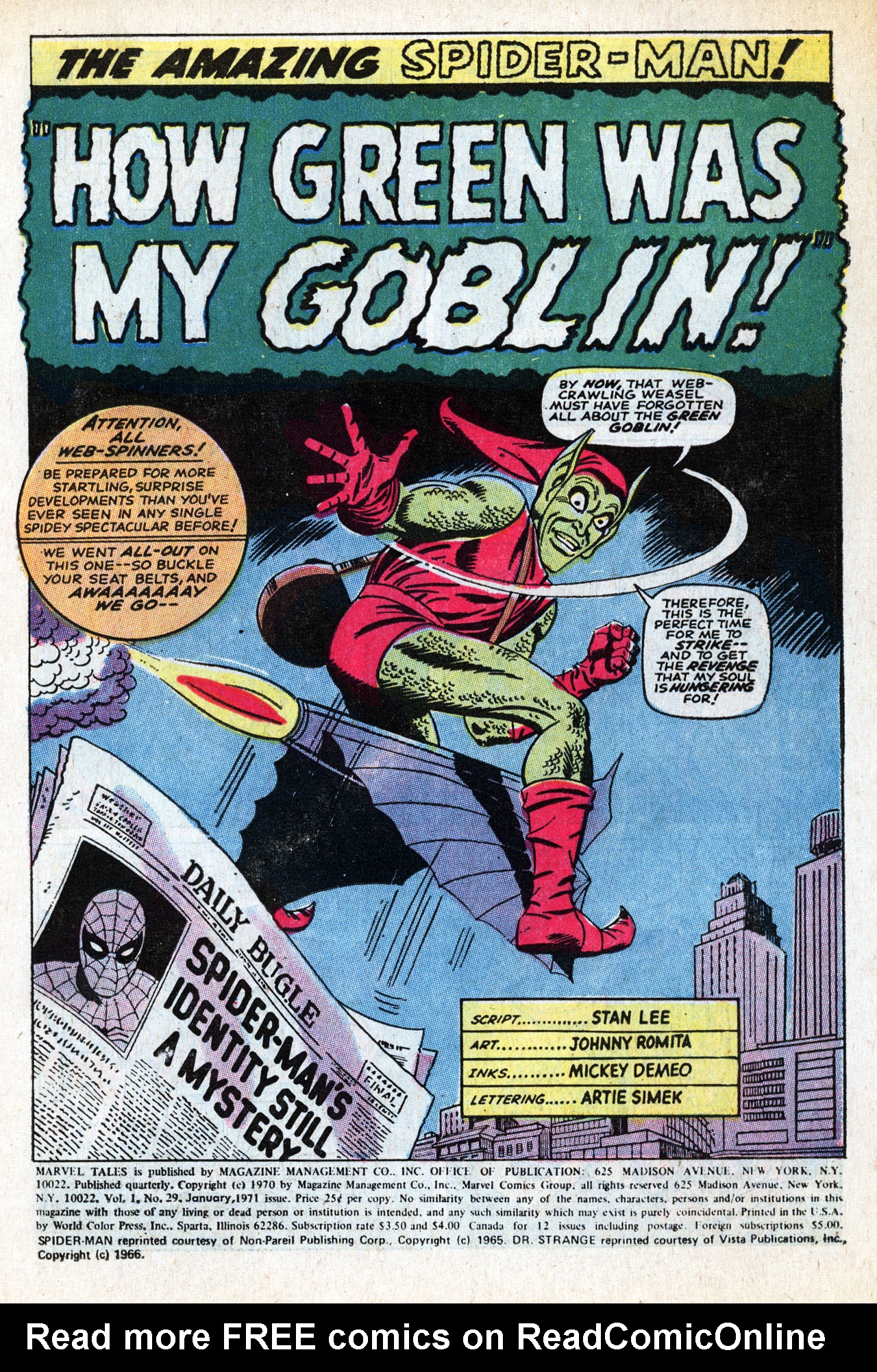 Read online Marvel Tales (1964) comic -  Issue #29 - 3