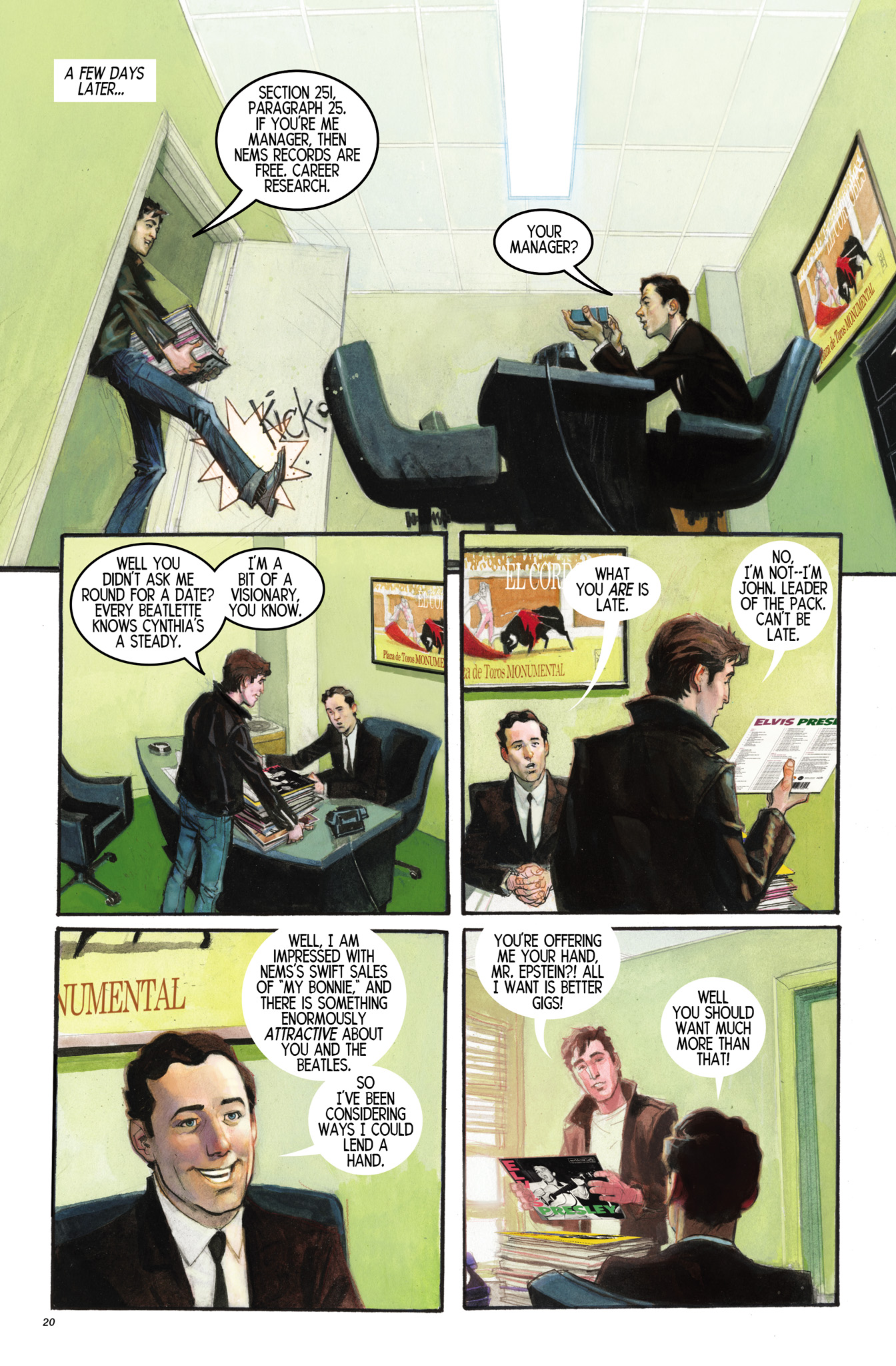 Read online The Fifth Beatle: The Brian Epstein Story comic -  Issue # TPB - 19