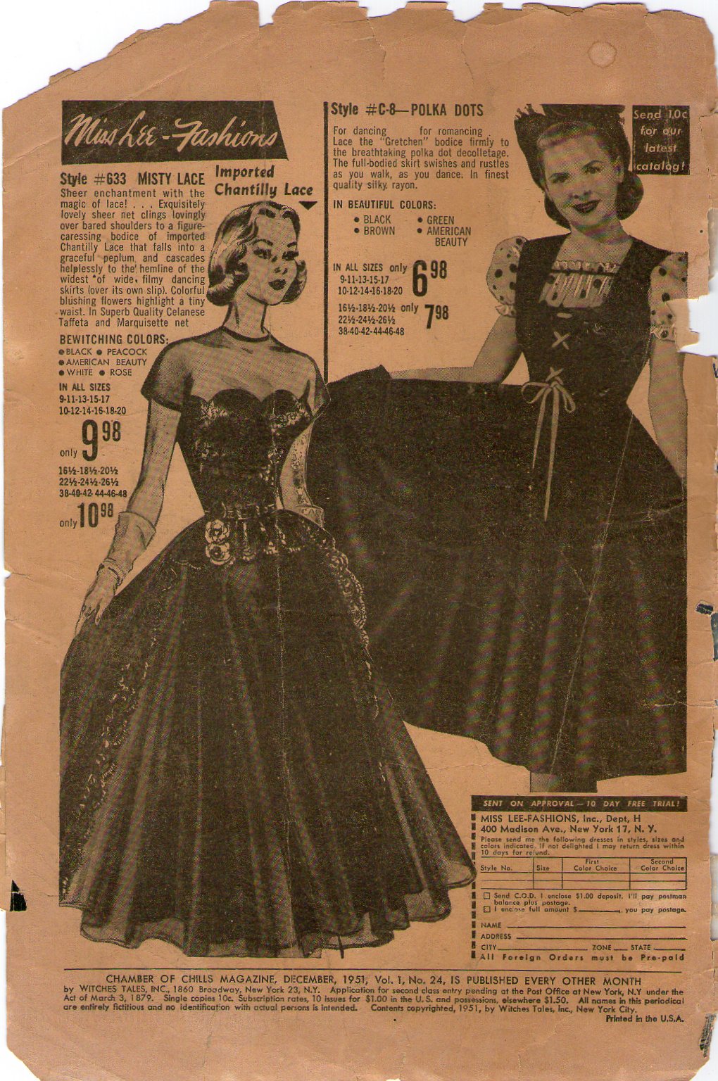 Read online Chamber of Chills (1951) comic -  Issue #24 - 2