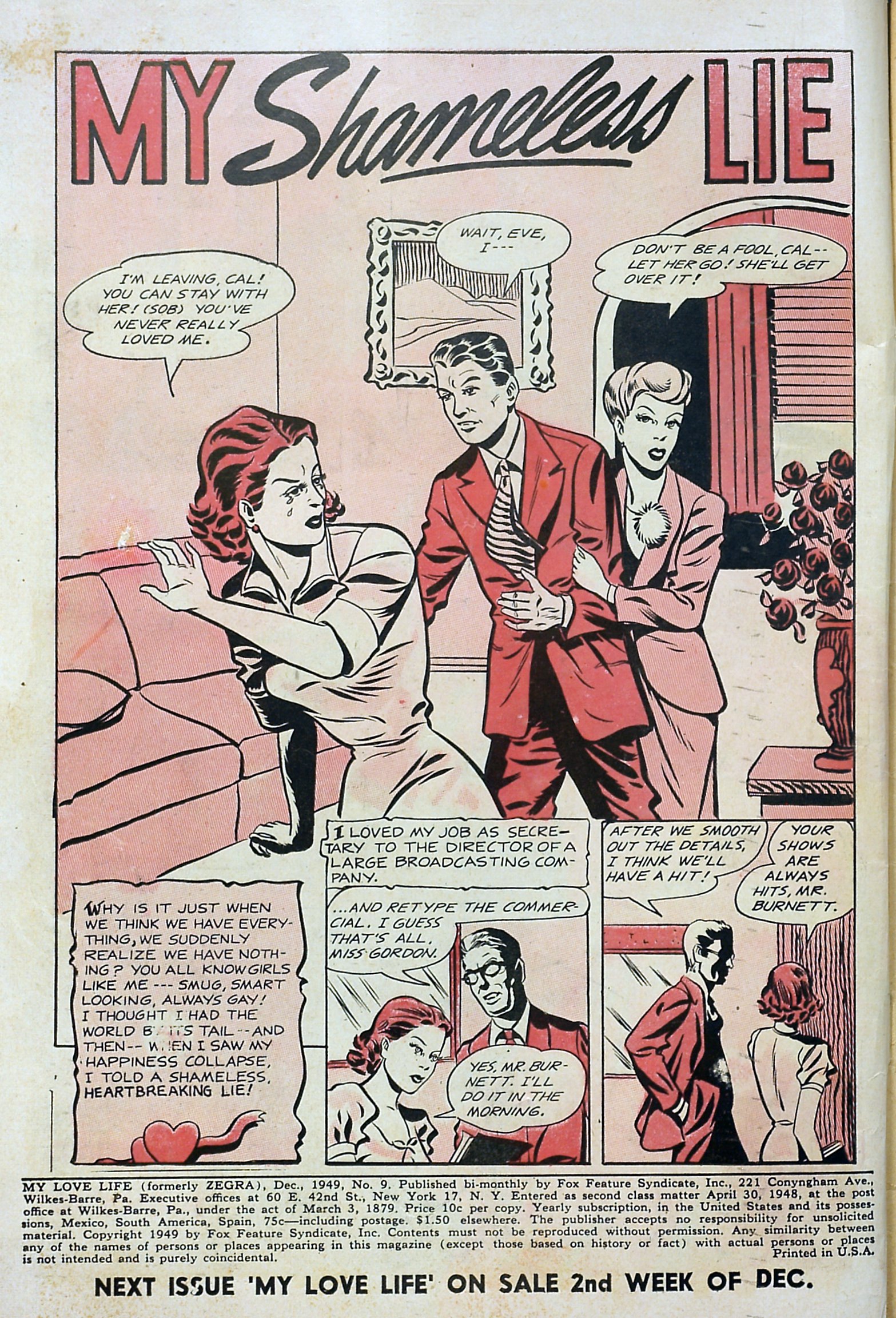 Read online My Love Life comic -  Issue #9 - 2