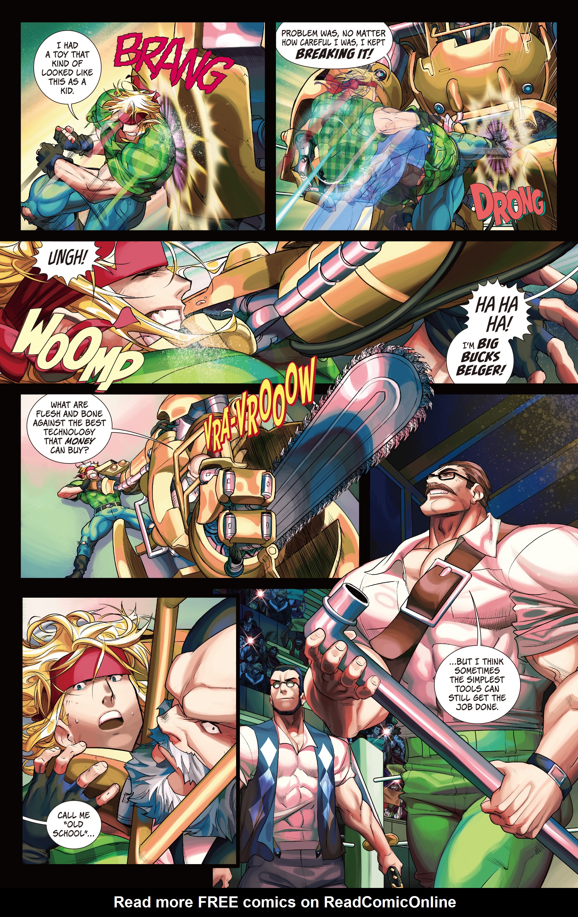 Read online Street Fighter One-shots comic -  Issue # Wrestlepalooza - 22