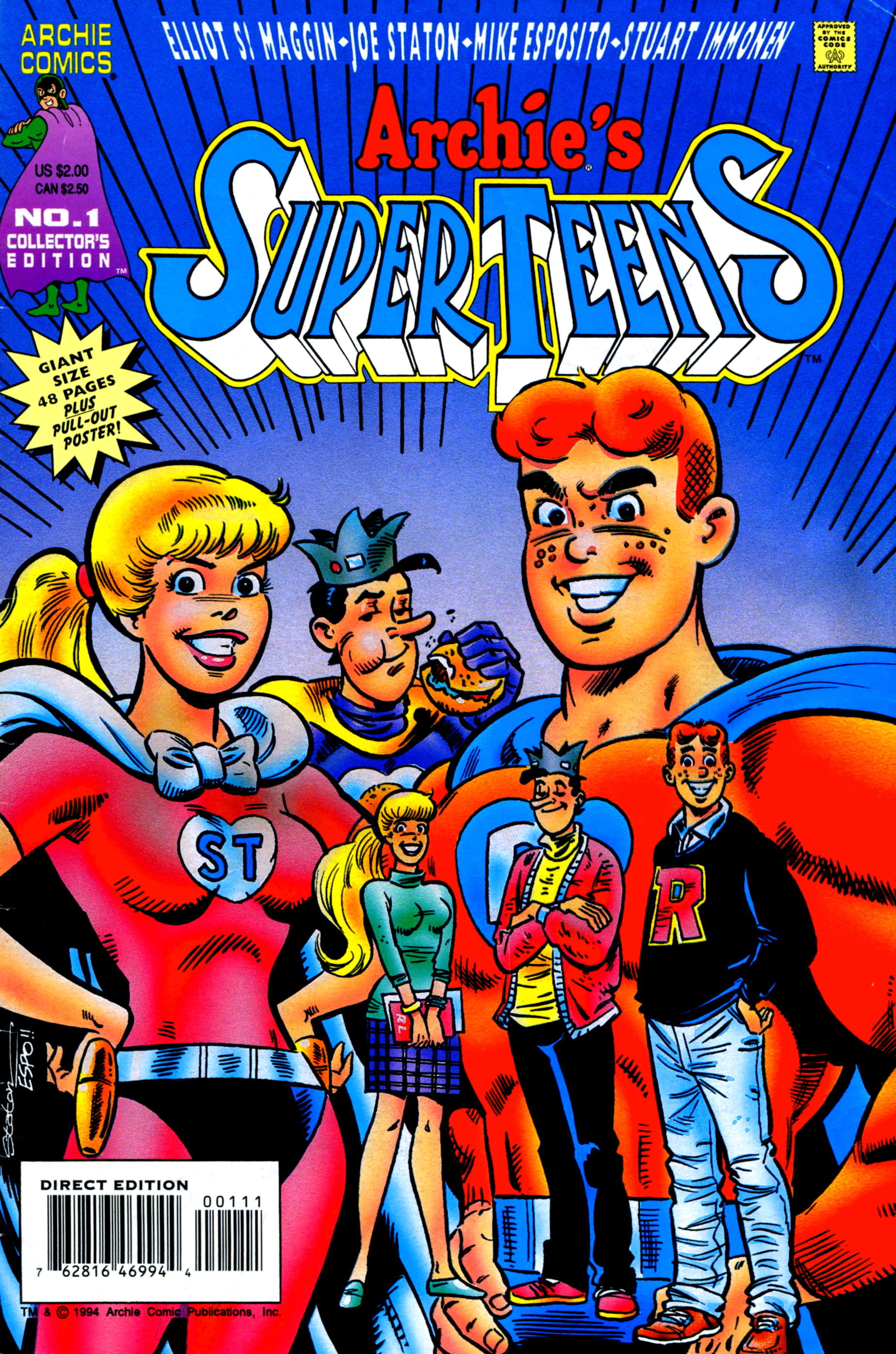 Read online Archie's Super Teens comic -  Issue #1 - 1