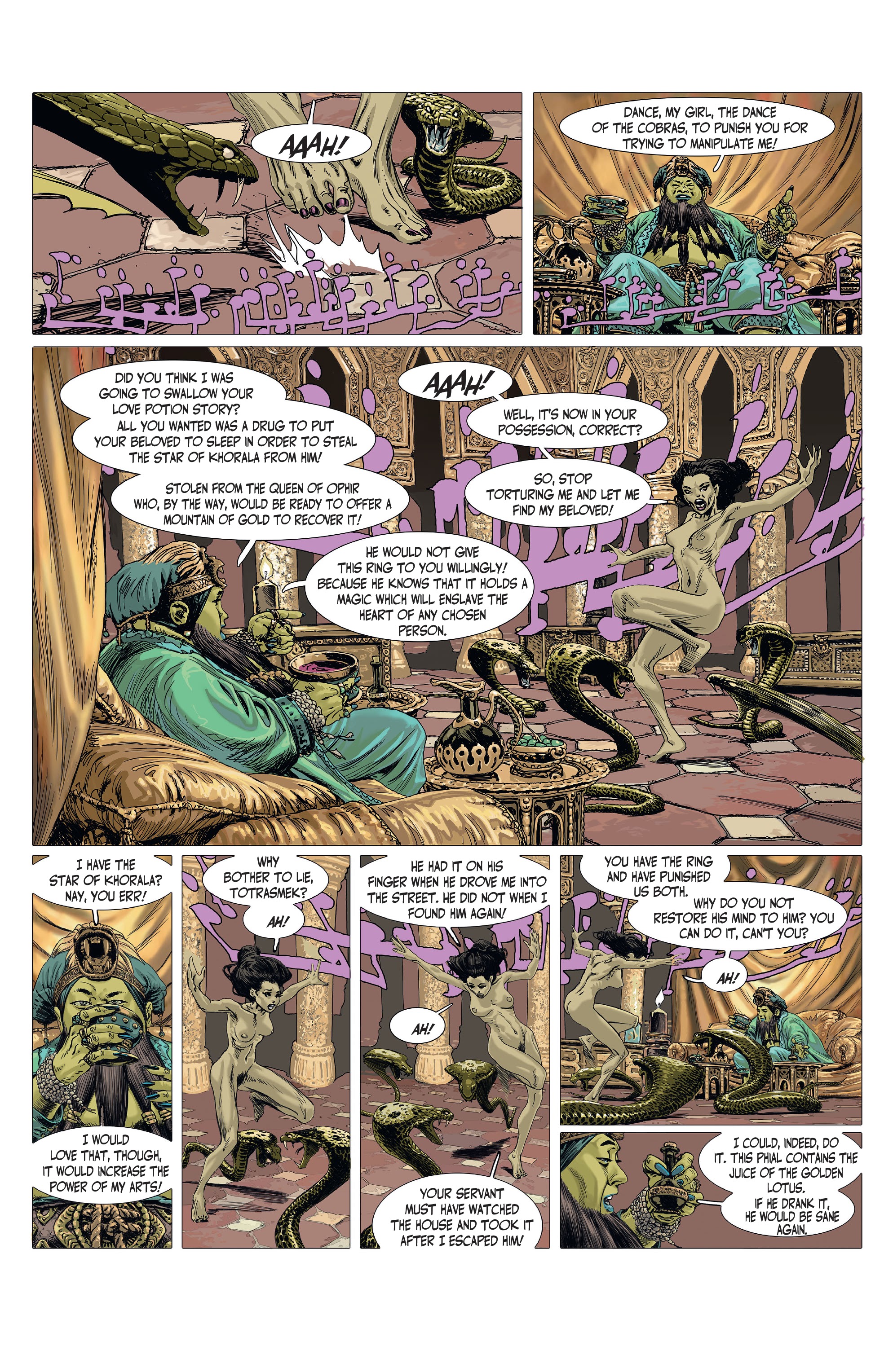 Read online The Cimmerian: The Man-Eaters Of Zamboula comic -  Issue #2 - 16
