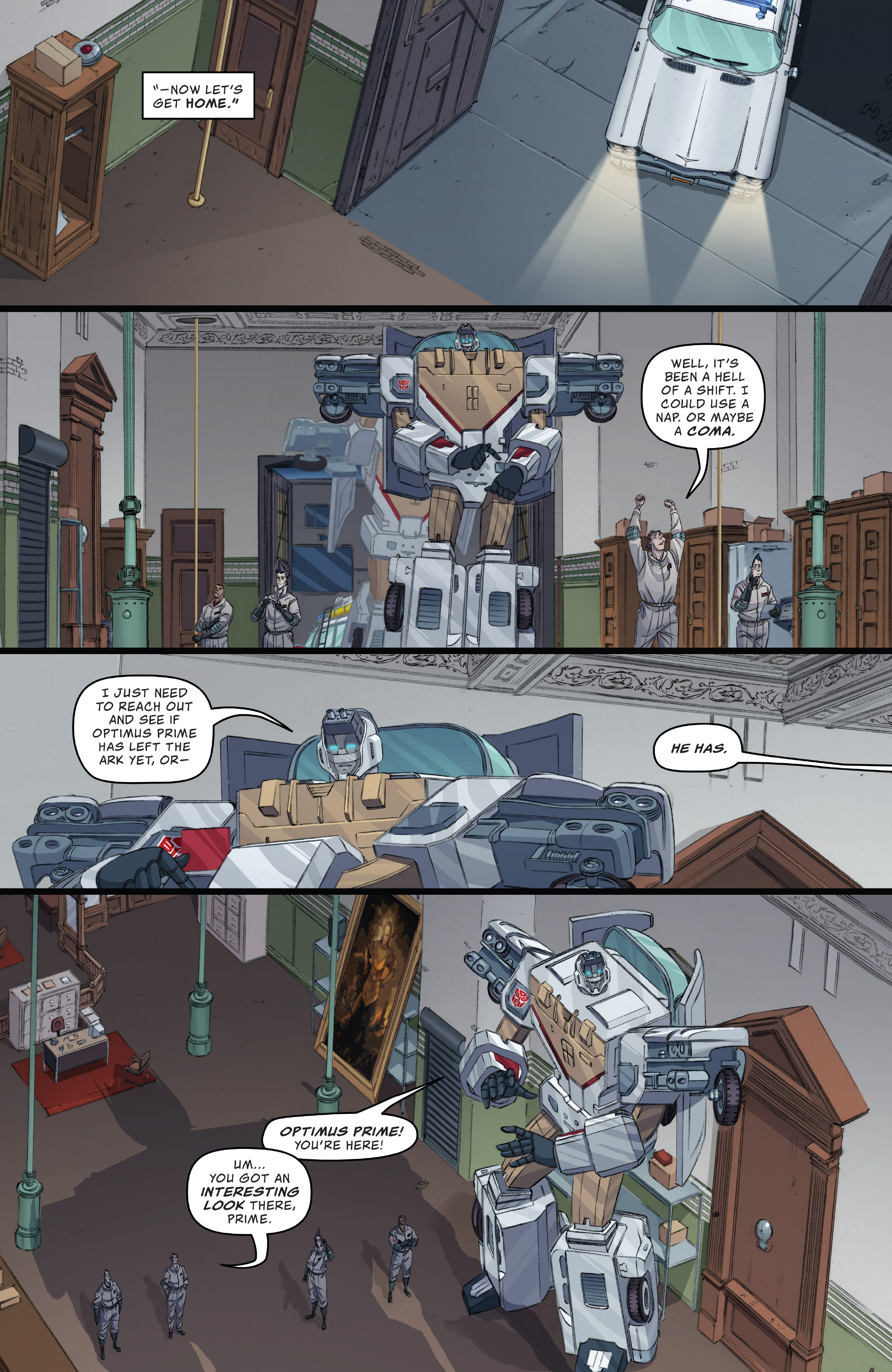 Read online Transformers/Ghostbusters comic -  Issue #3 - 22