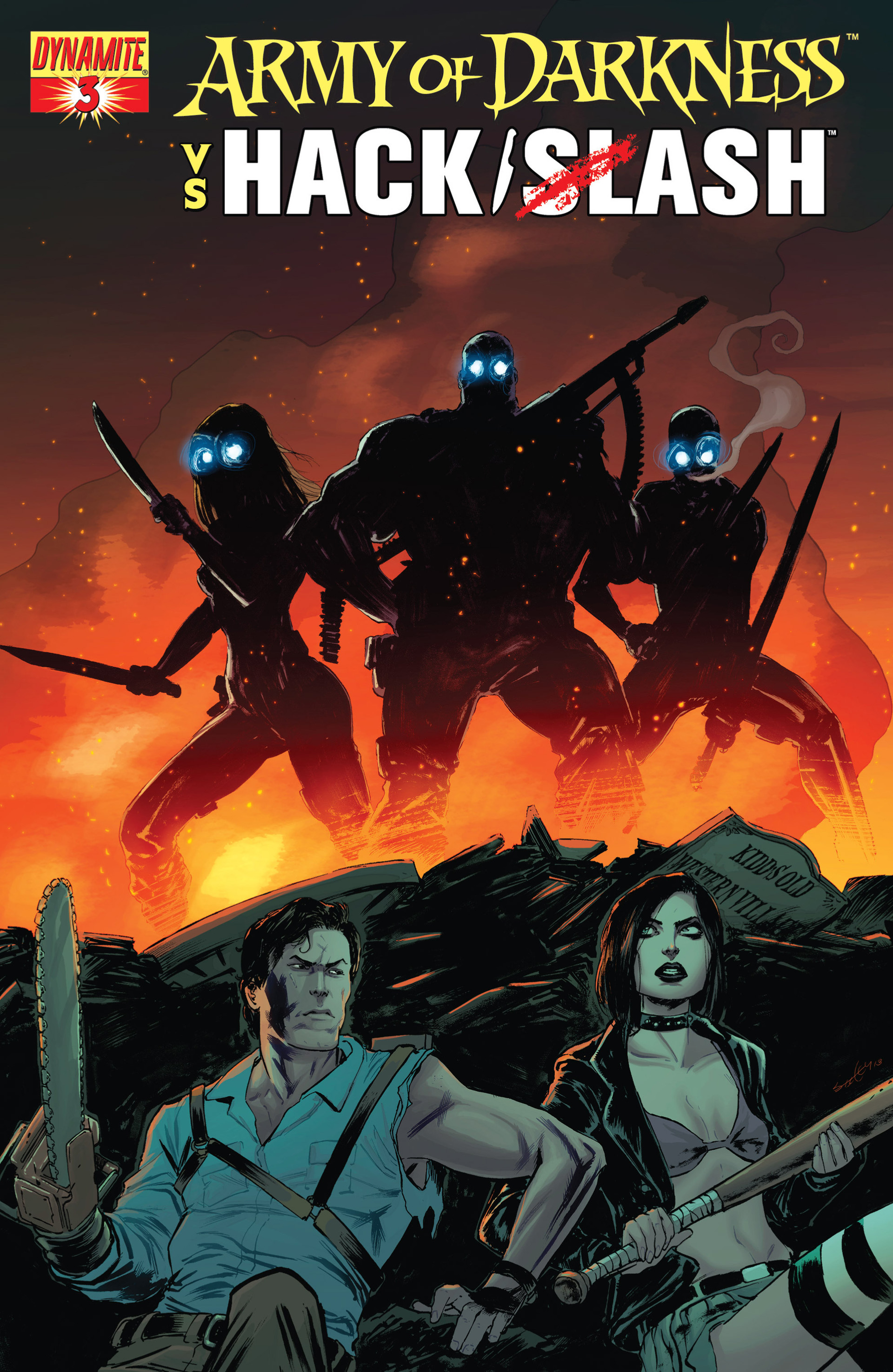 Read online Army of Darkness vs. Hack/Slash comic -  Issue #3 - 2