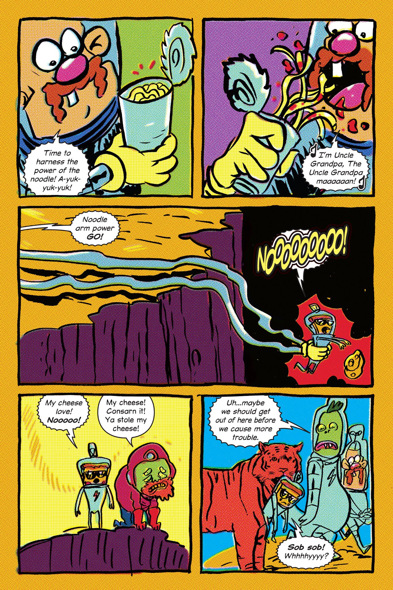 Read online Uncle Grandpa and the Time Casserole comic -  Issue # TPB - 42