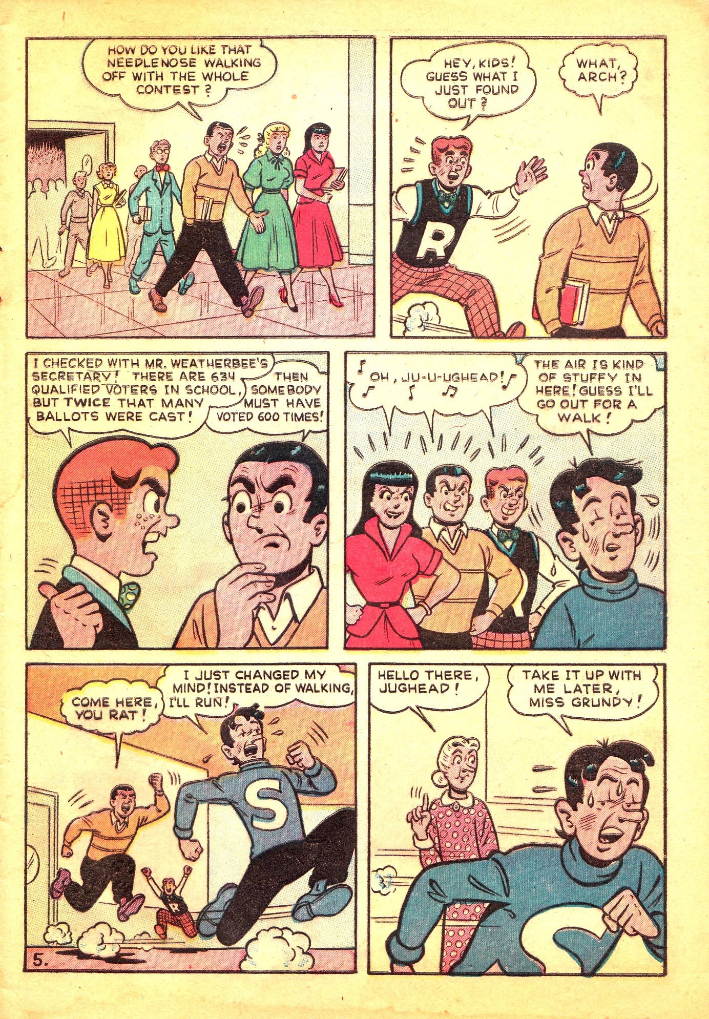 Read online Archie's Pal Jughead comic -  Issue #14 - 7