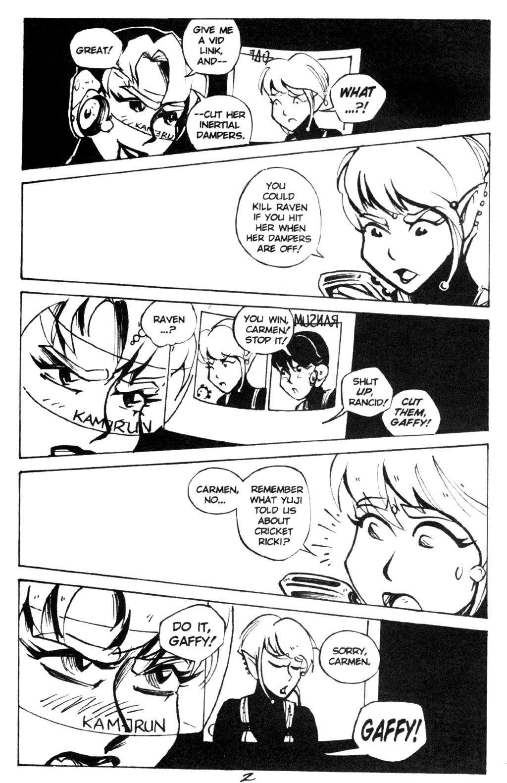 Read online Rumble Girls: Silky Warrior Tansie comic -  Issue #2 - 4