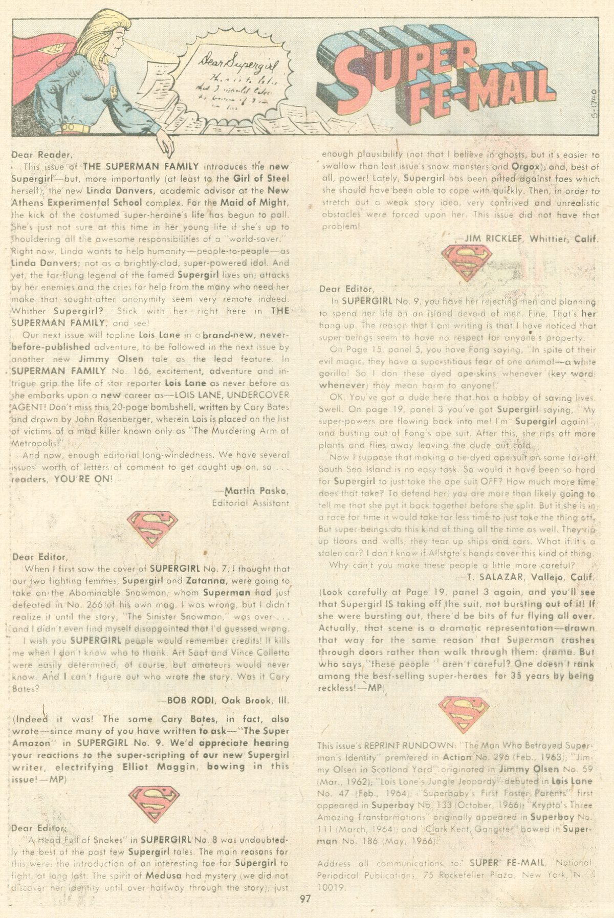 Read online The Superman Family comic -  Issue #165 - 97